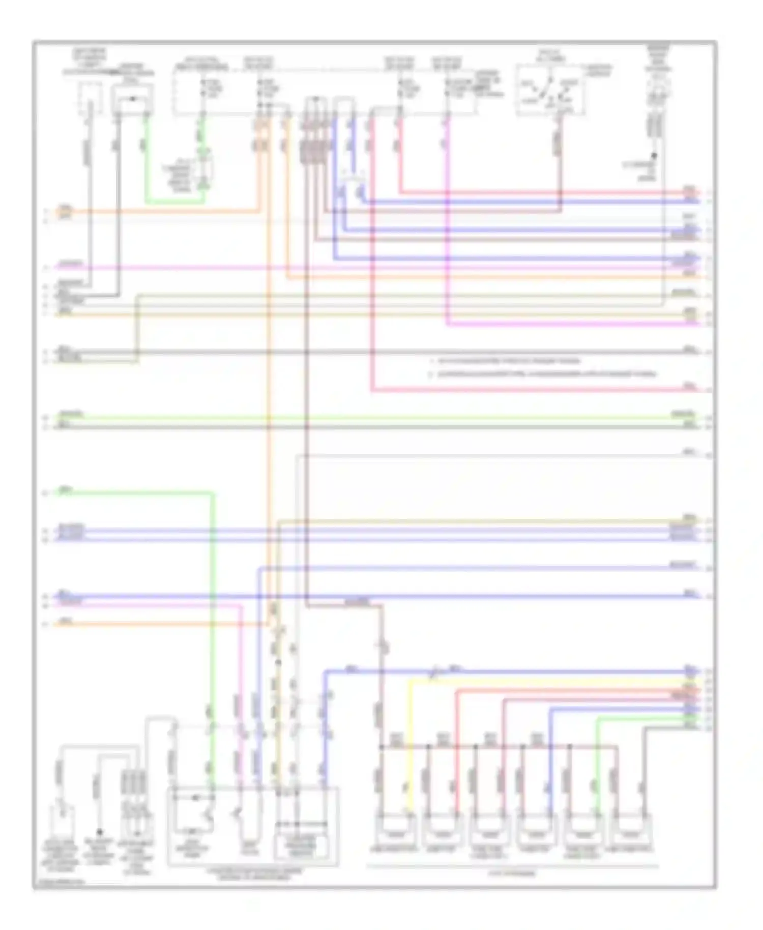 Tacoma Toyota II facelift (2011-2015): Wiring diagram engine performance 4.0l (2 of 7)