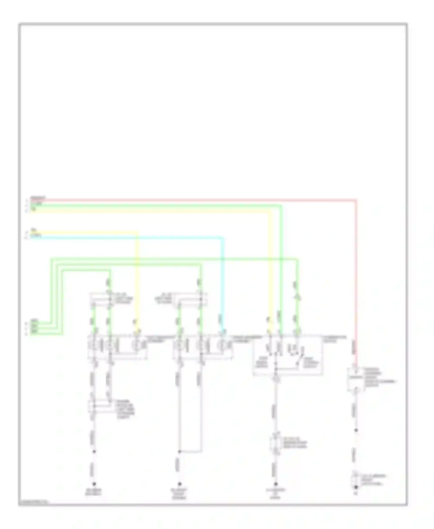 Tacoma Toyota II facelift (2011-2015): Exterior lamps circuit, without trailer tow (3 of 3)