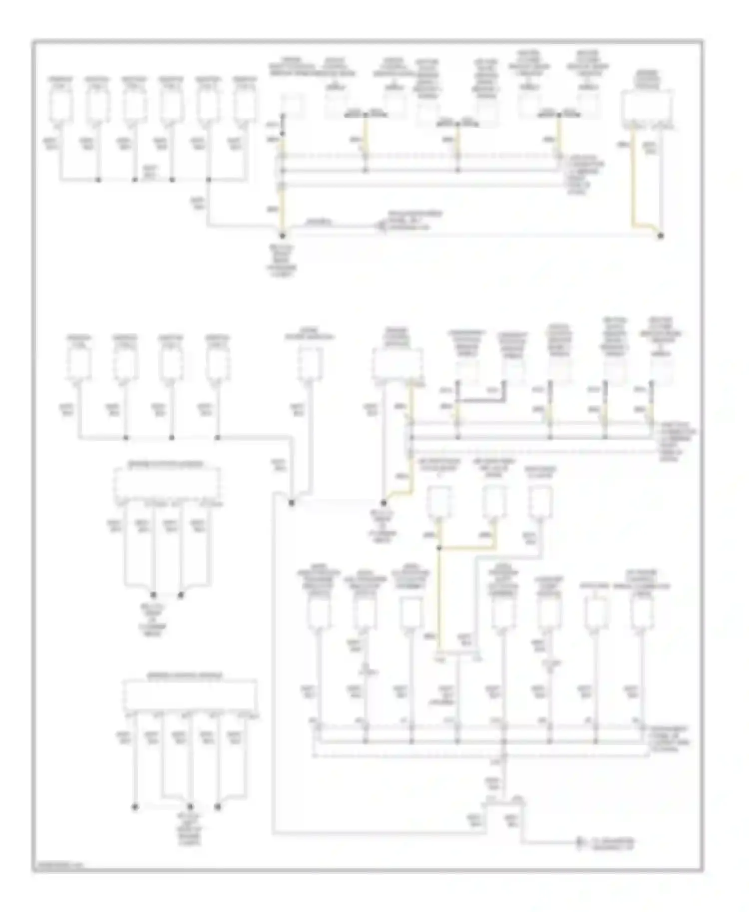 Tacoma Toyota II facelift (2011-2015): Ground distribution circuit (1 of 4)
