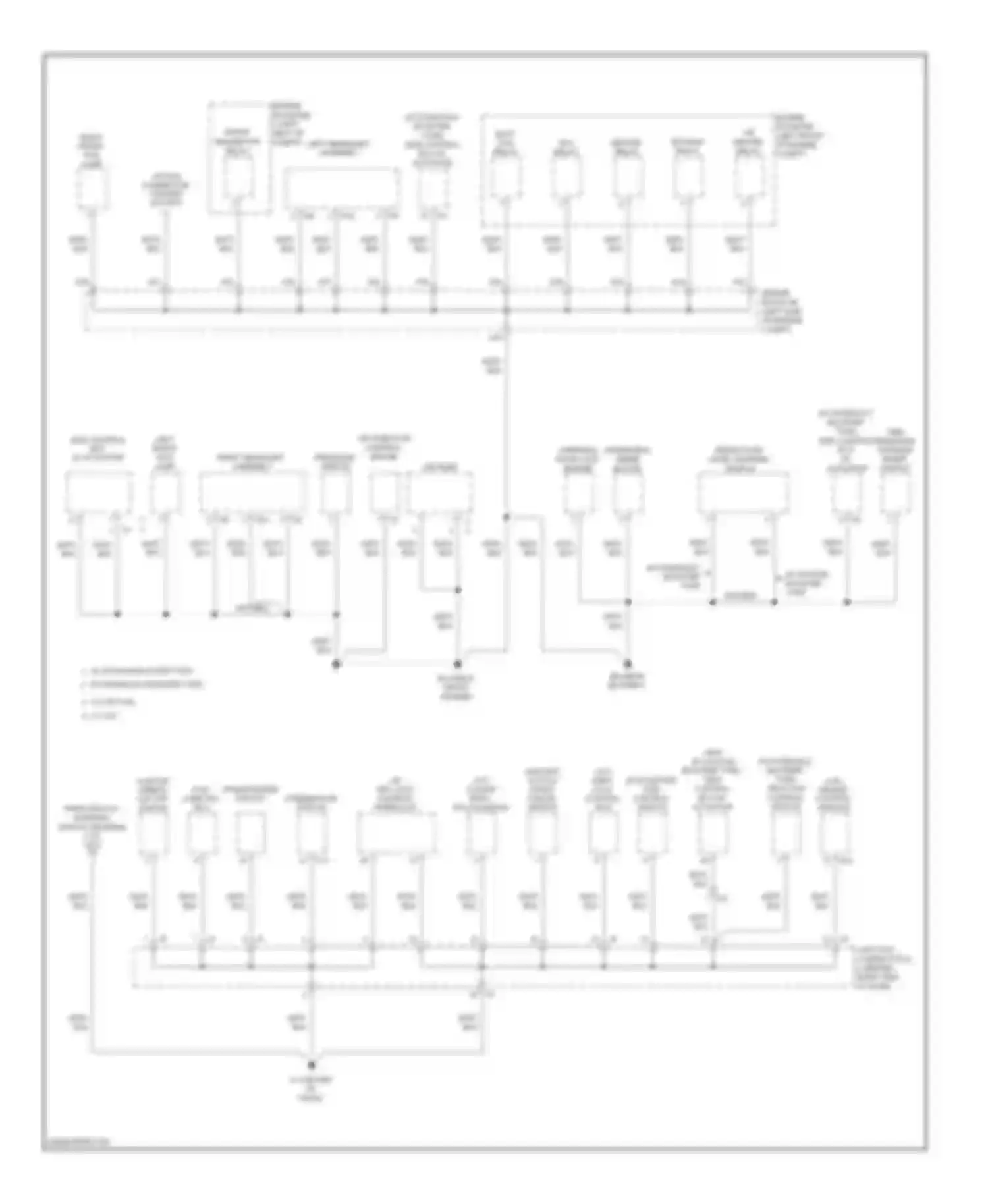 Tacoma Toyota II facelift (2011-2015): Ground distribution circuit (4 of 4)