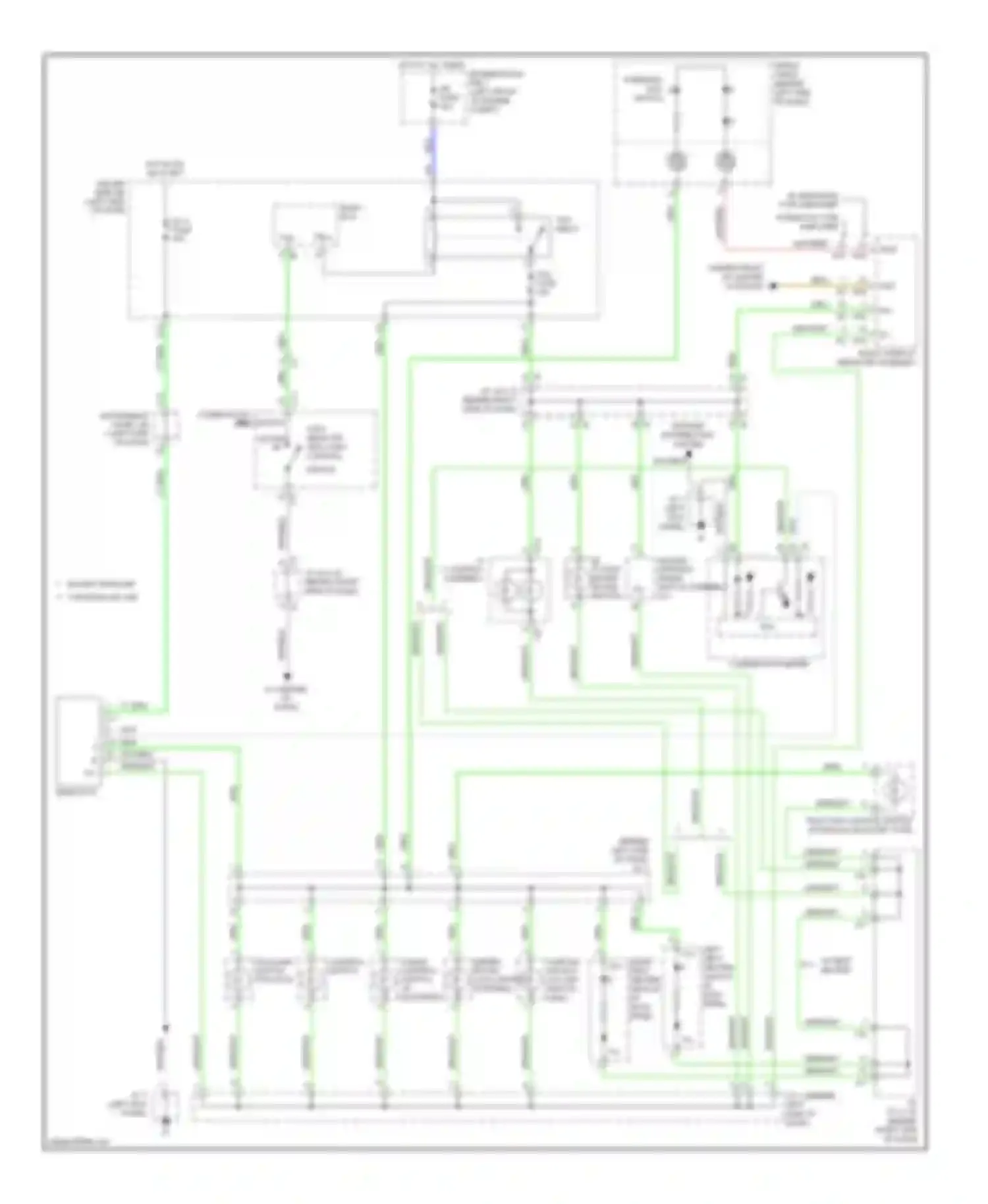 Tacoma Toyota II facelift (2011-2015): Instrument illumination circuit
