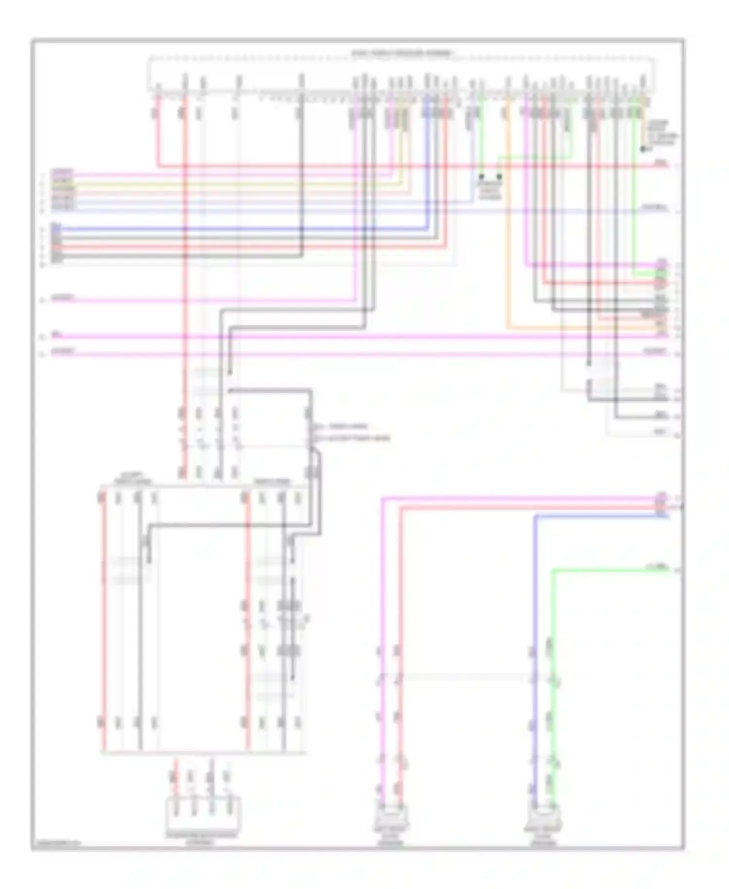 Tacoma Toyota II facelift (2011-2015): Radio circuit, with navigation (3 of 4)