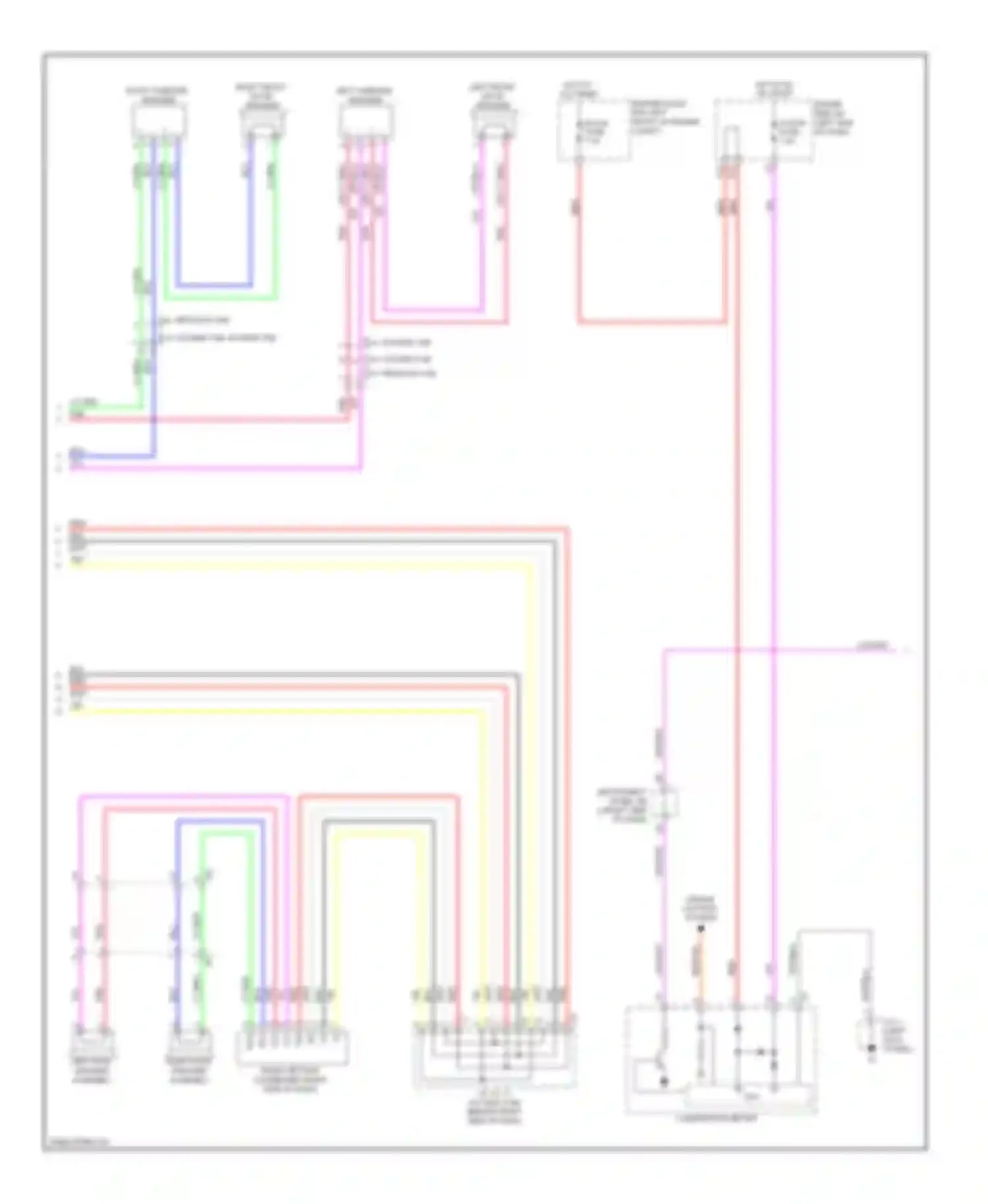 Tacoma Toyota II facelift (2011-2015): Radio circuit, without navigation (2 of 3)