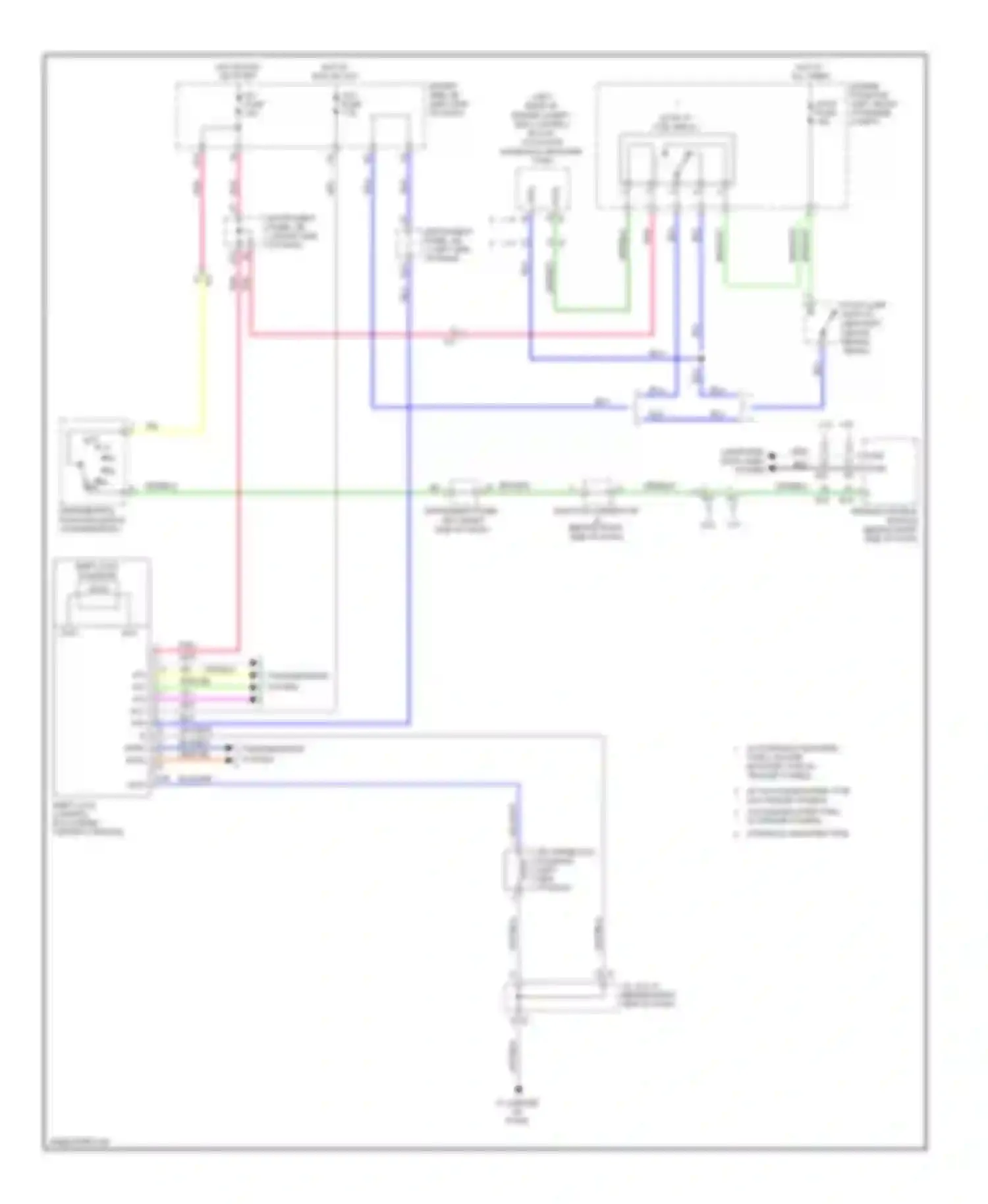 Tacoma Toyota II facelift (2011-2015): Shift interlock circuit