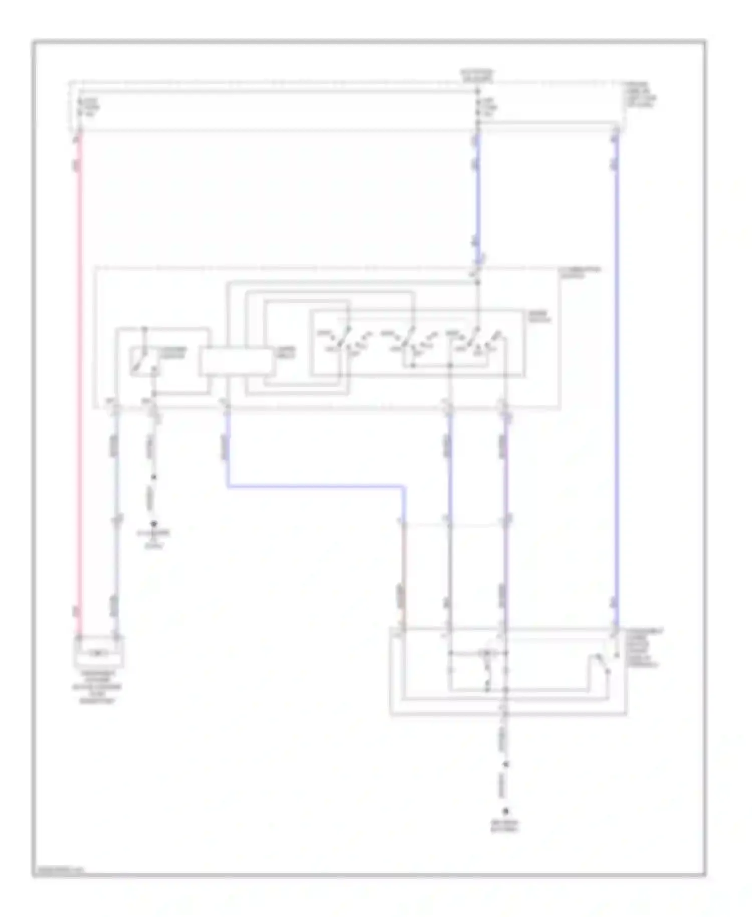 Tacoma Toyota II facelift (2011-2015): Interval wiper/washer circuit