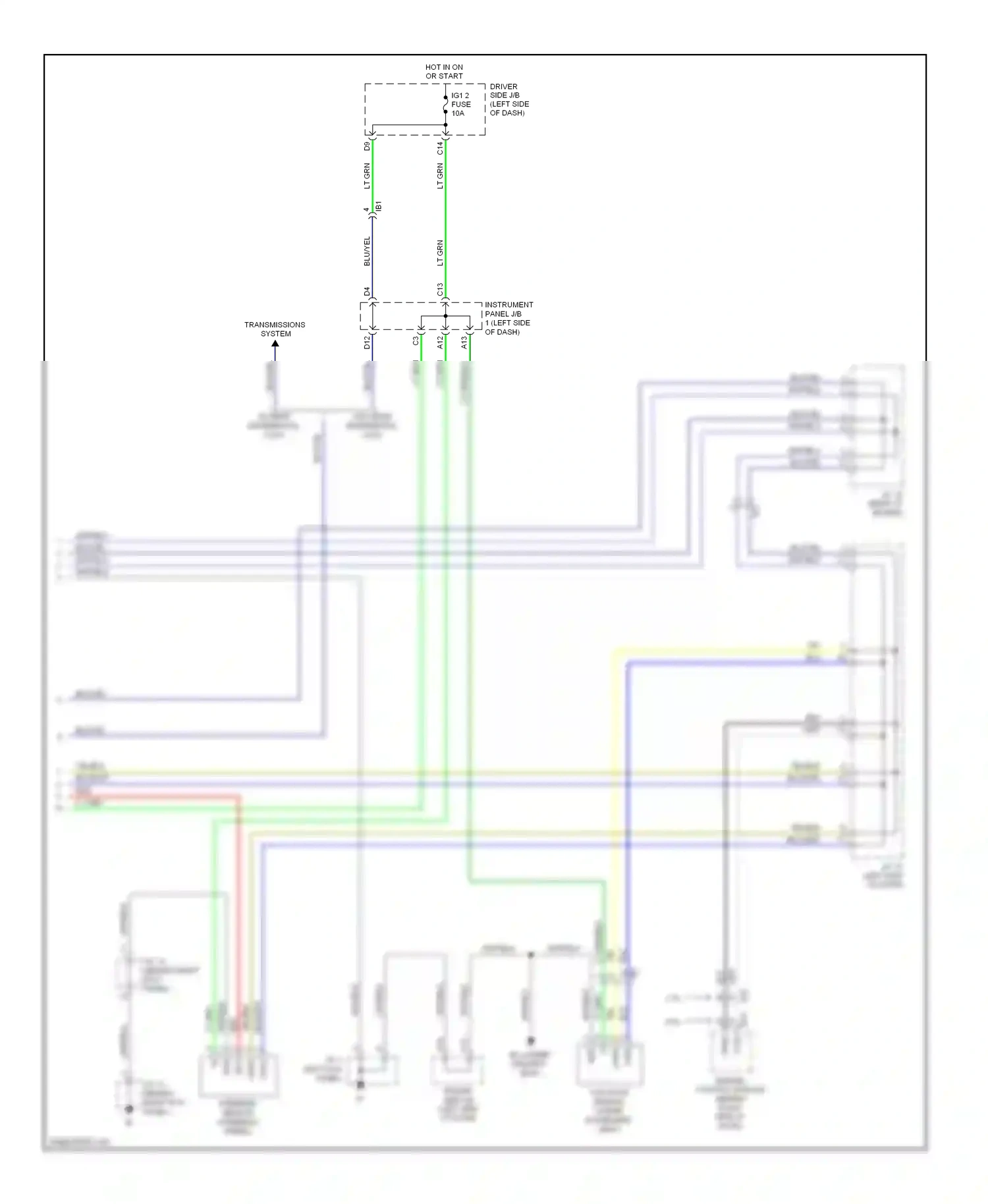 Toyota Tacoma II facelift (2011-2015) engine control module wiring diagram  (4 of 32)