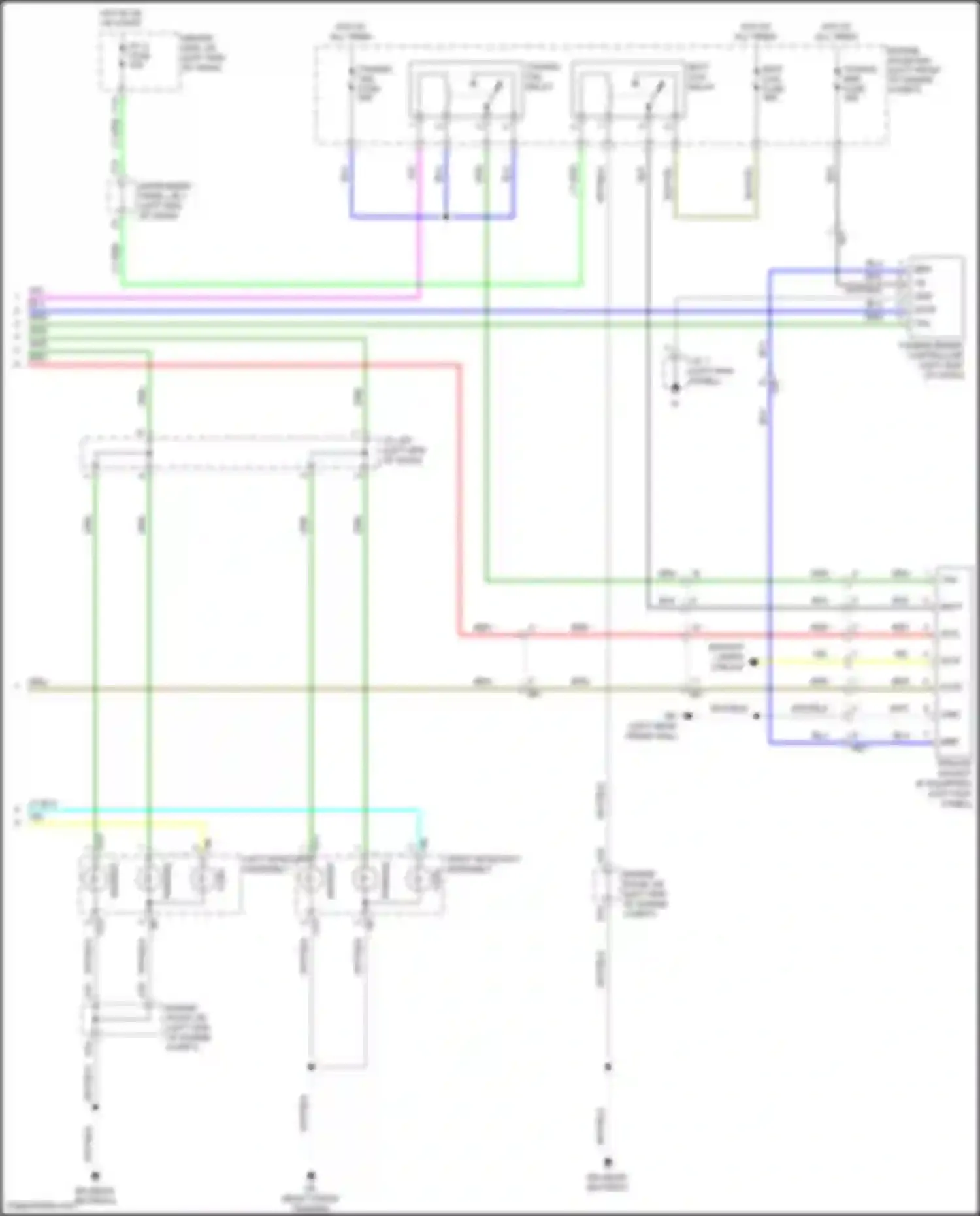 Tacoma Toyota II facelift (2011-2015): Exterior lamps circuit, w/ trailer tow (4 of 4)