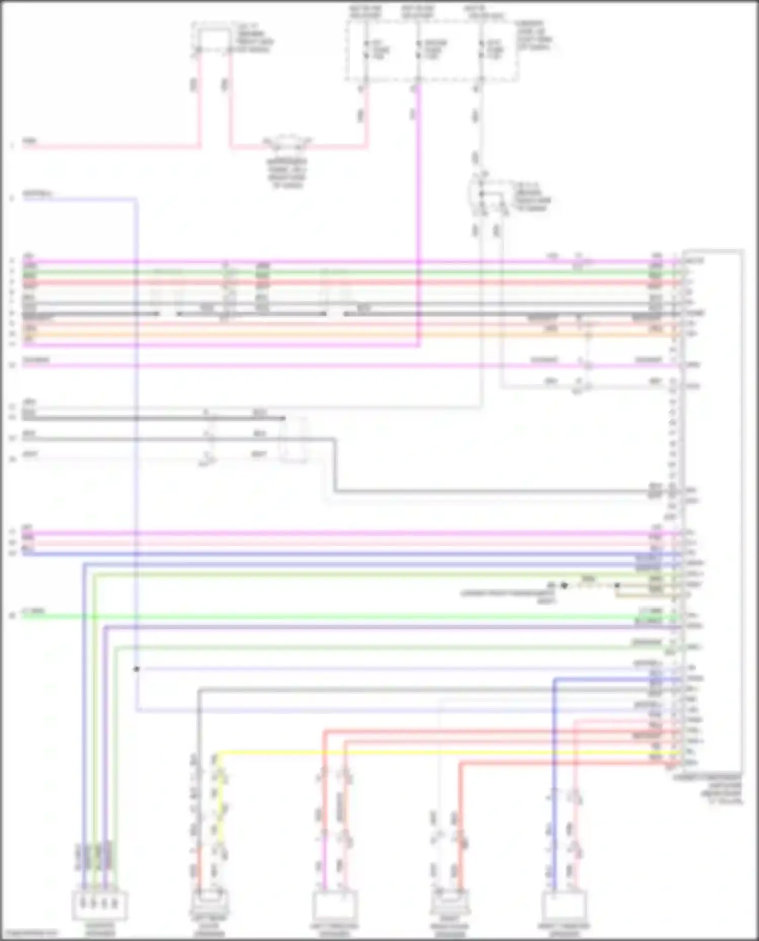 Tacoma Toyota II facelift (2011-2015): Radio circuit, w/ navigation (4 of 4)