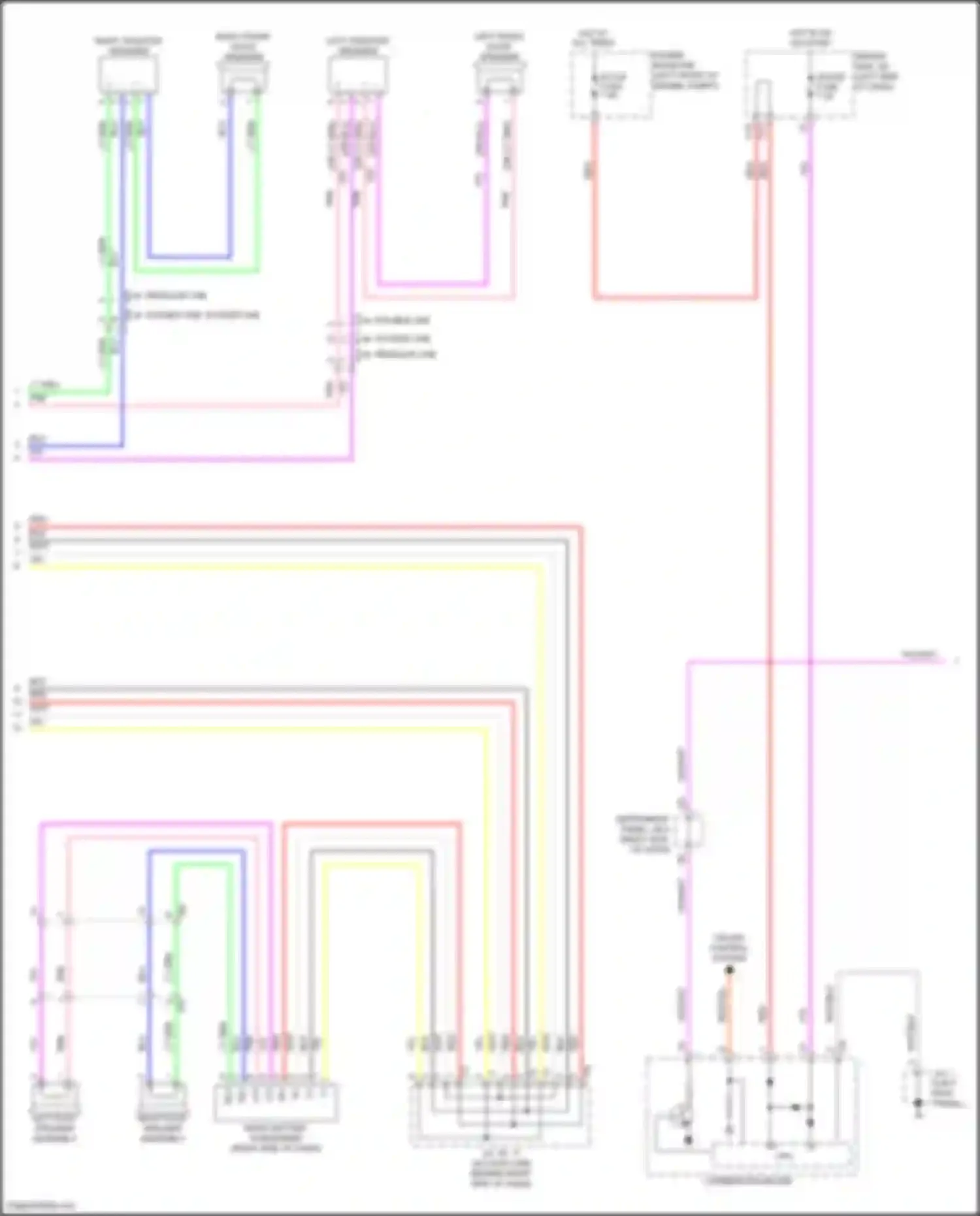 Tacoma Toyota II facelift (2011-2015): Radio circuit, w/o navigation (2 of 3)