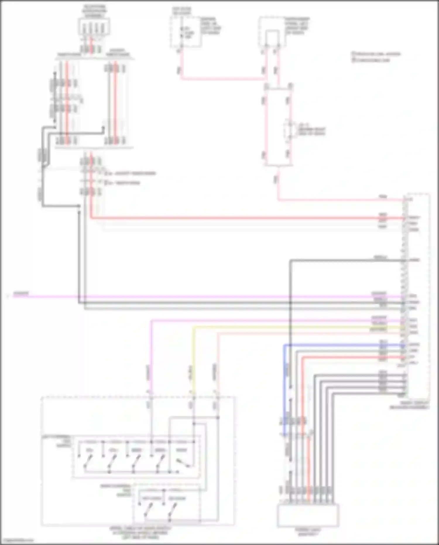 Tacoma Toyota II facelift (2011-2015): Radio circuit, w/o navigation (3 of 3)