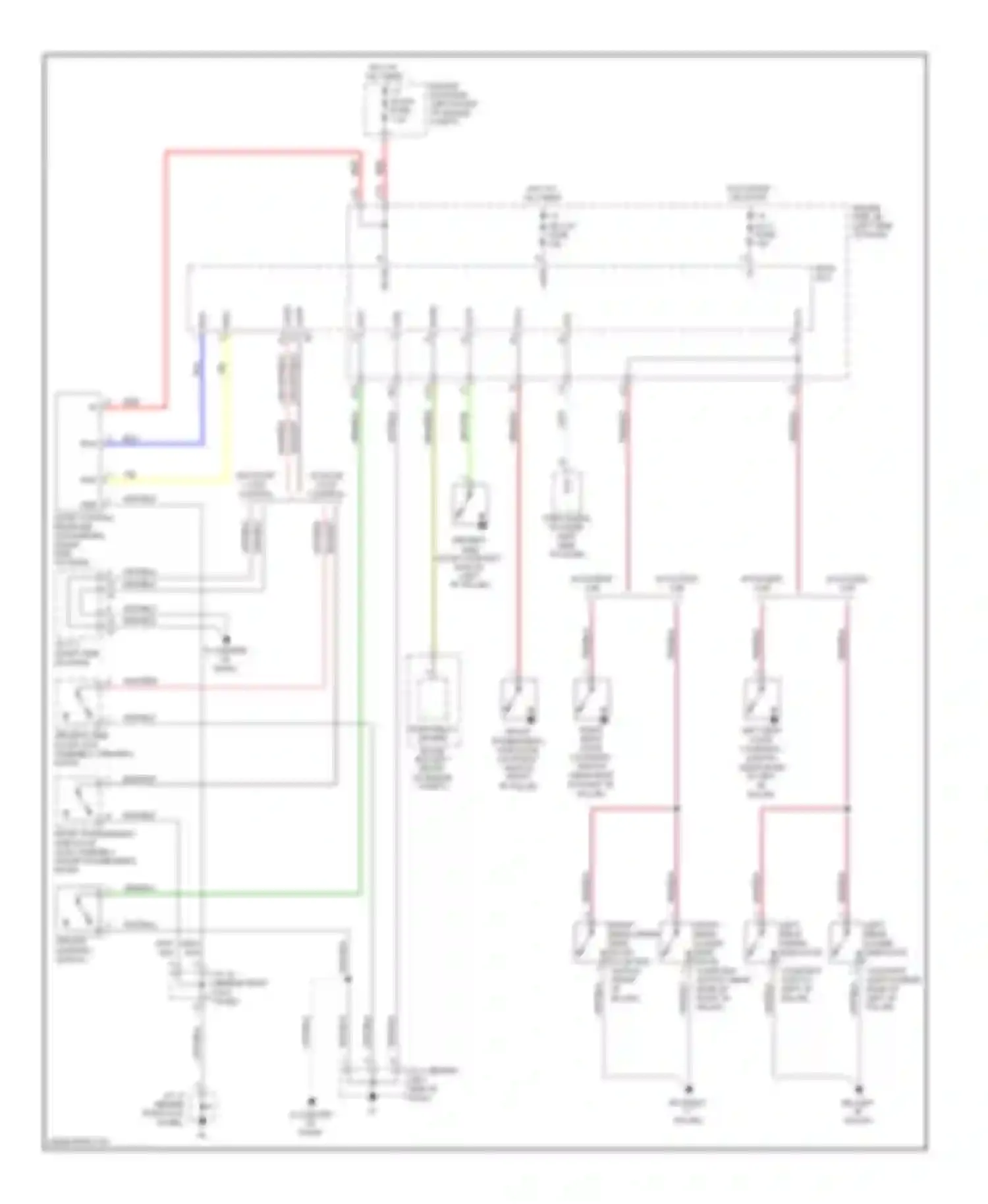 Tacoma Toyota II (2004-2011): Forced entry circuit