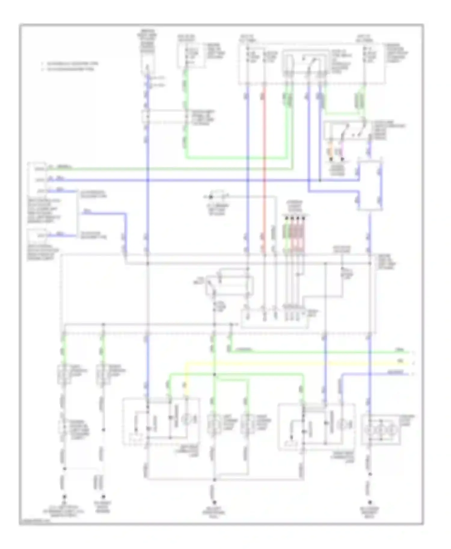 Tacoma Toyota II (2004-2011): Exterior lamps circuit, without trailer tow (1 of 2)
