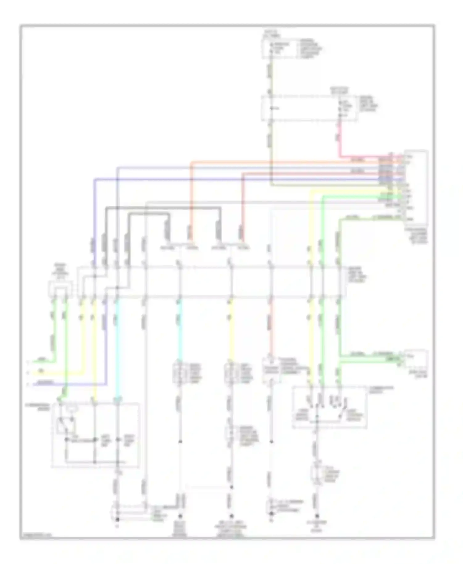 Tacoma Toyota II (2004-2011): Exterior lamps circuit, without trailer tow (2 of 2)