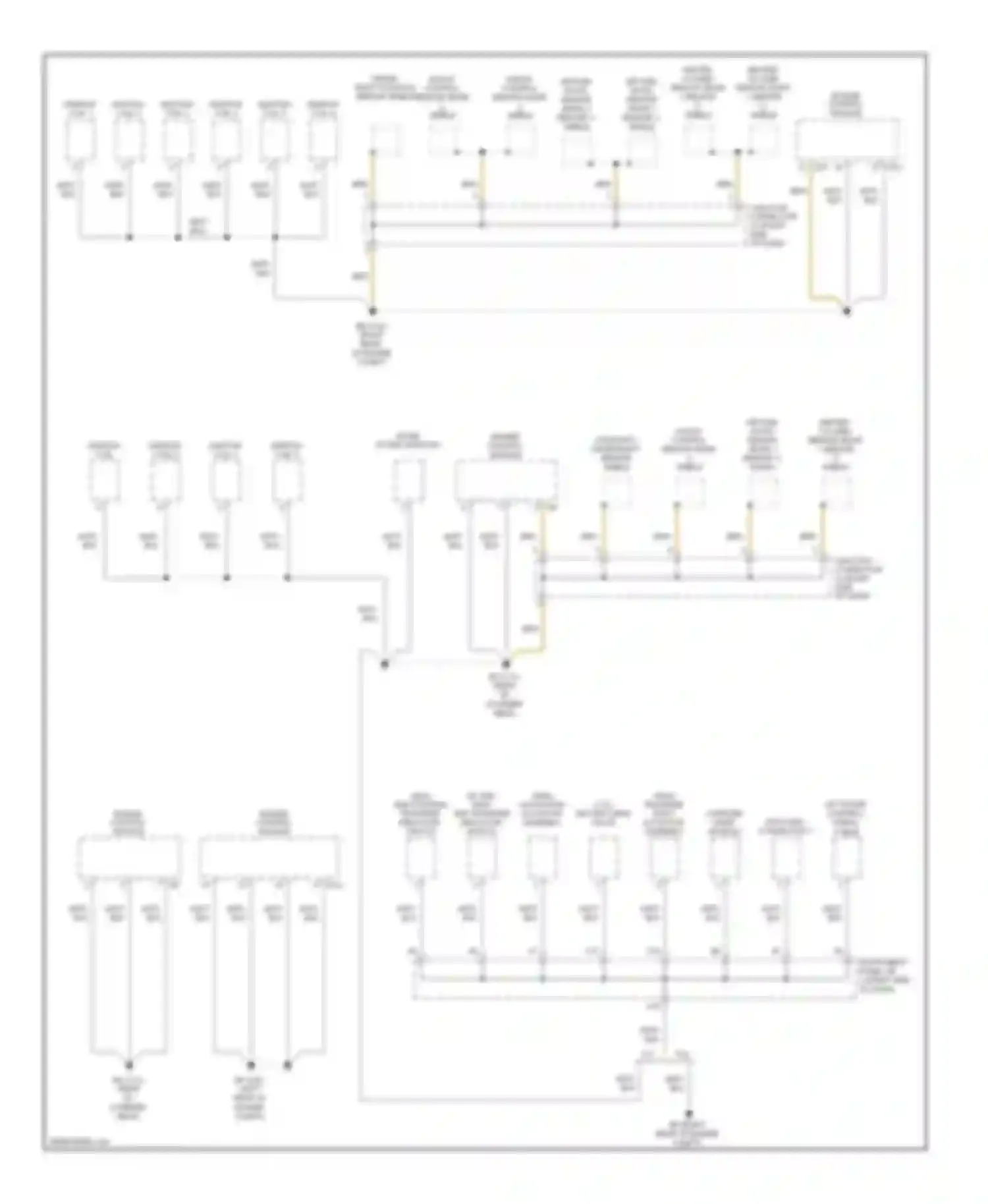 Tacoma Toyota II (2004-2011): Ground distribution circuit (1 of 4)