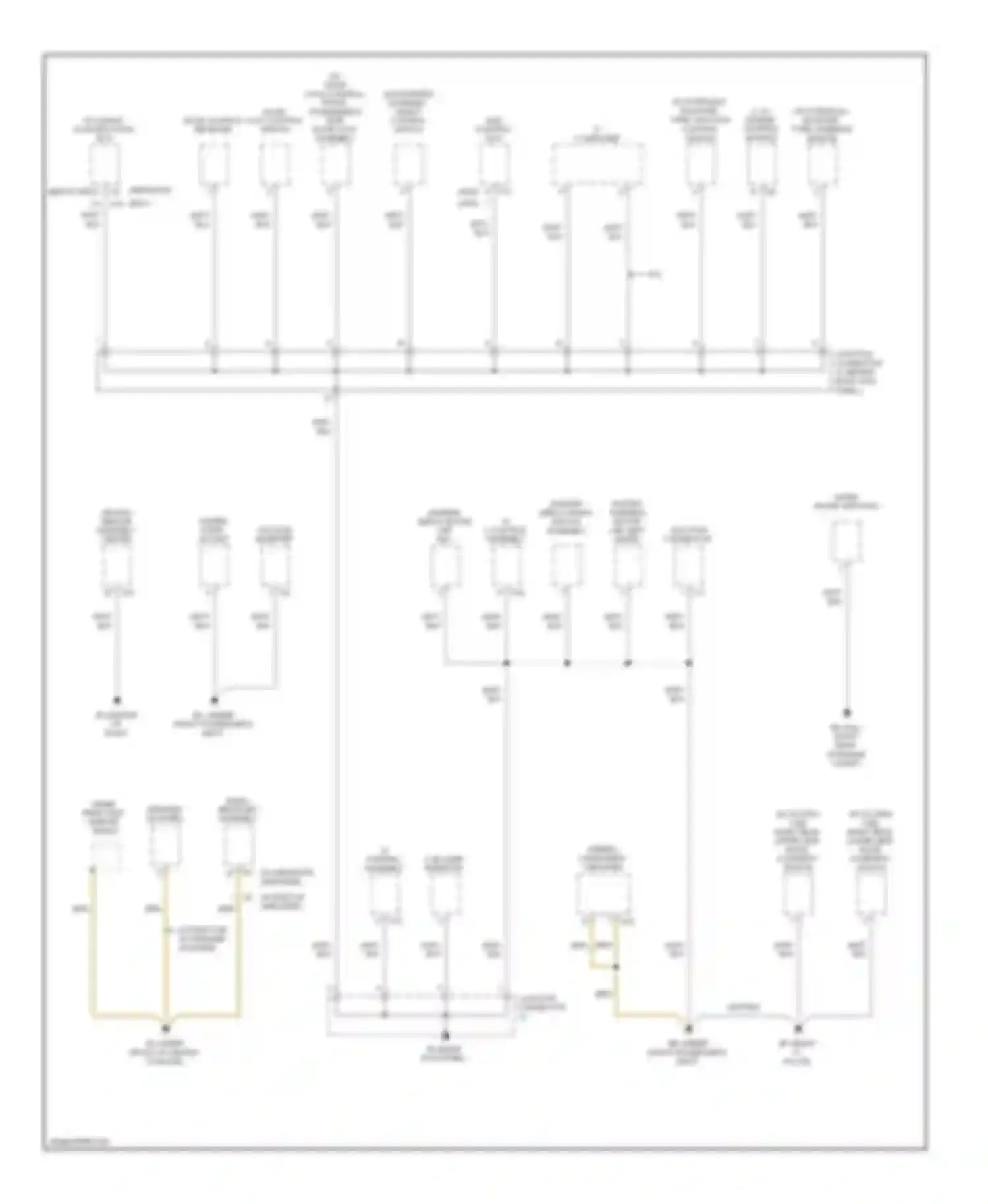 Tacoma Toyota II (2004-2011): Ground distribution circuit (2 of 4)