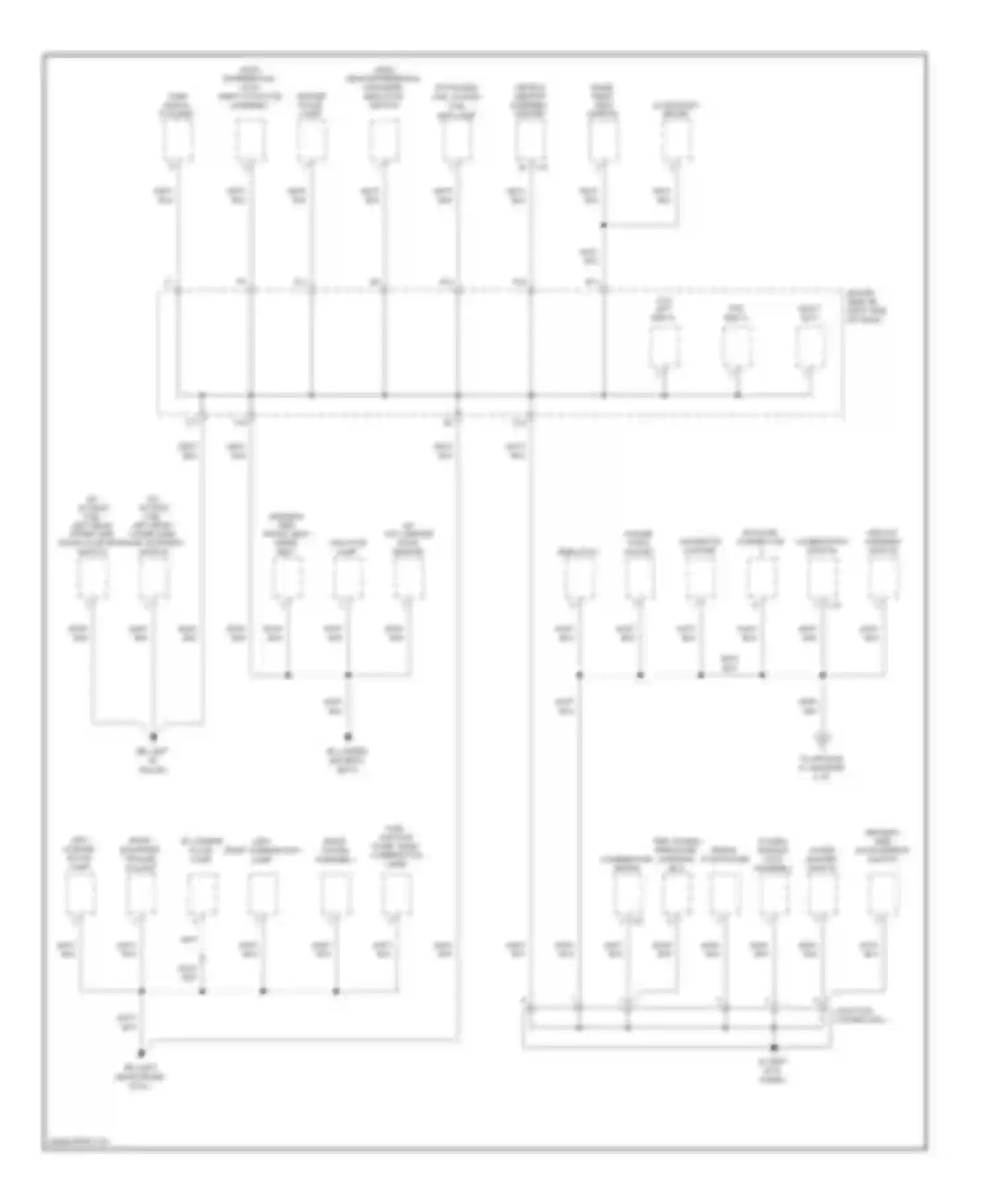 Tacoma Toyota II (2004-2011): Ground distribution circuit (3 of 4)