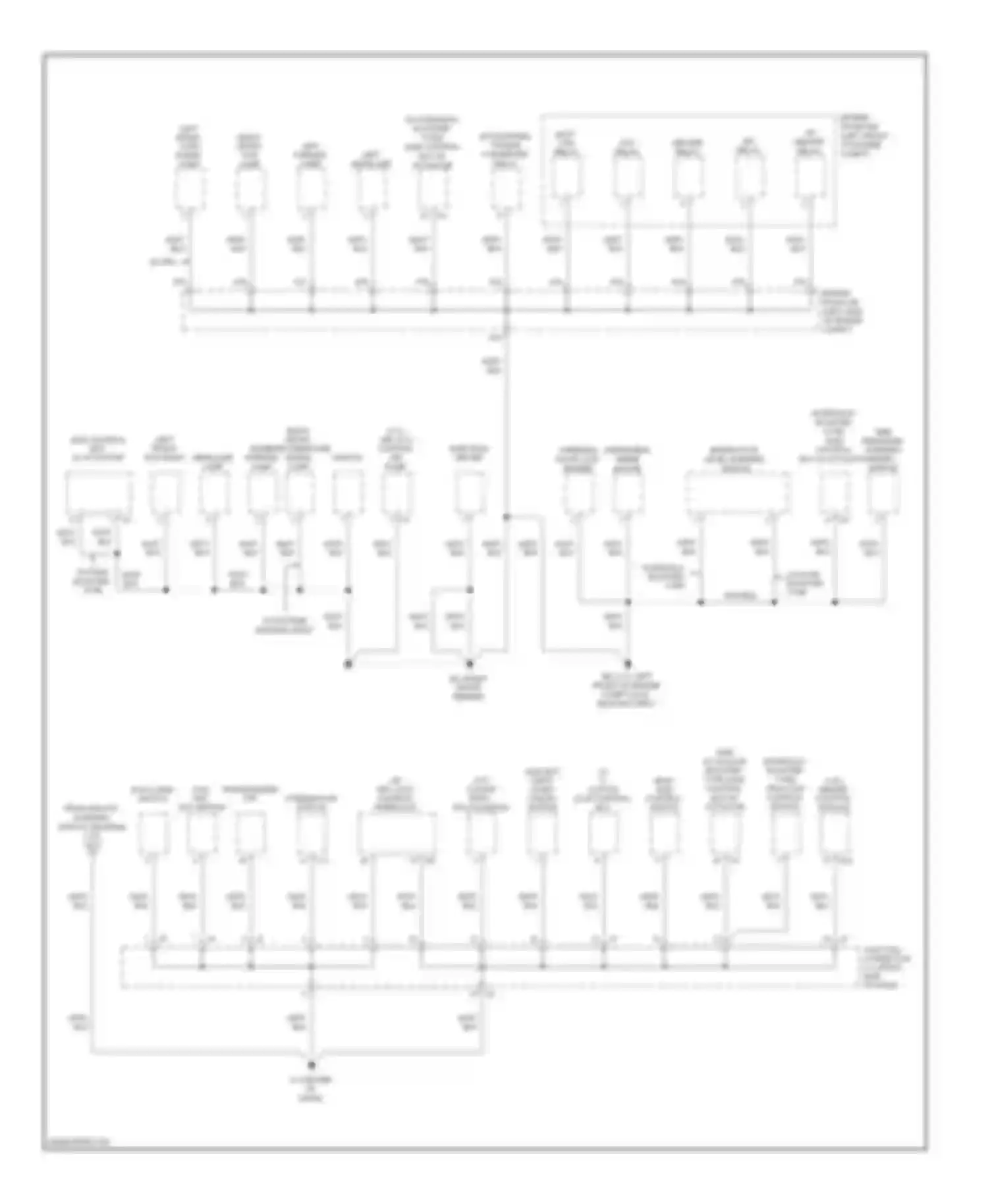 Tacoma Toyota II (2004-2011): Ground distribution circuit (4 of 4)