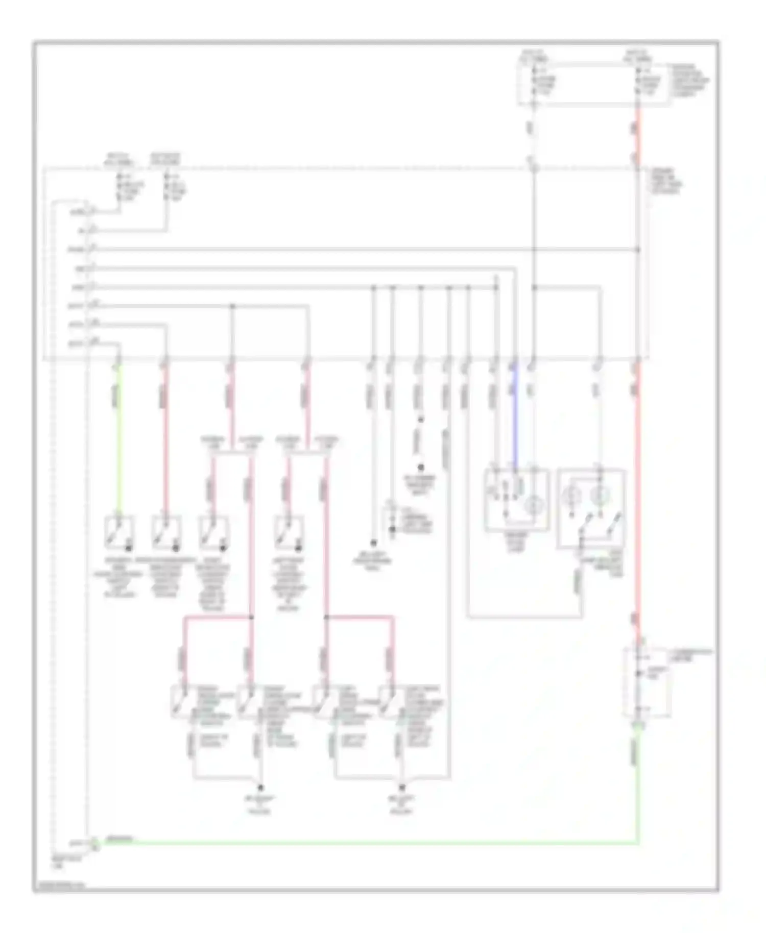 Tacoma Toyota II (2004-2011): Courtesy lamps circuit