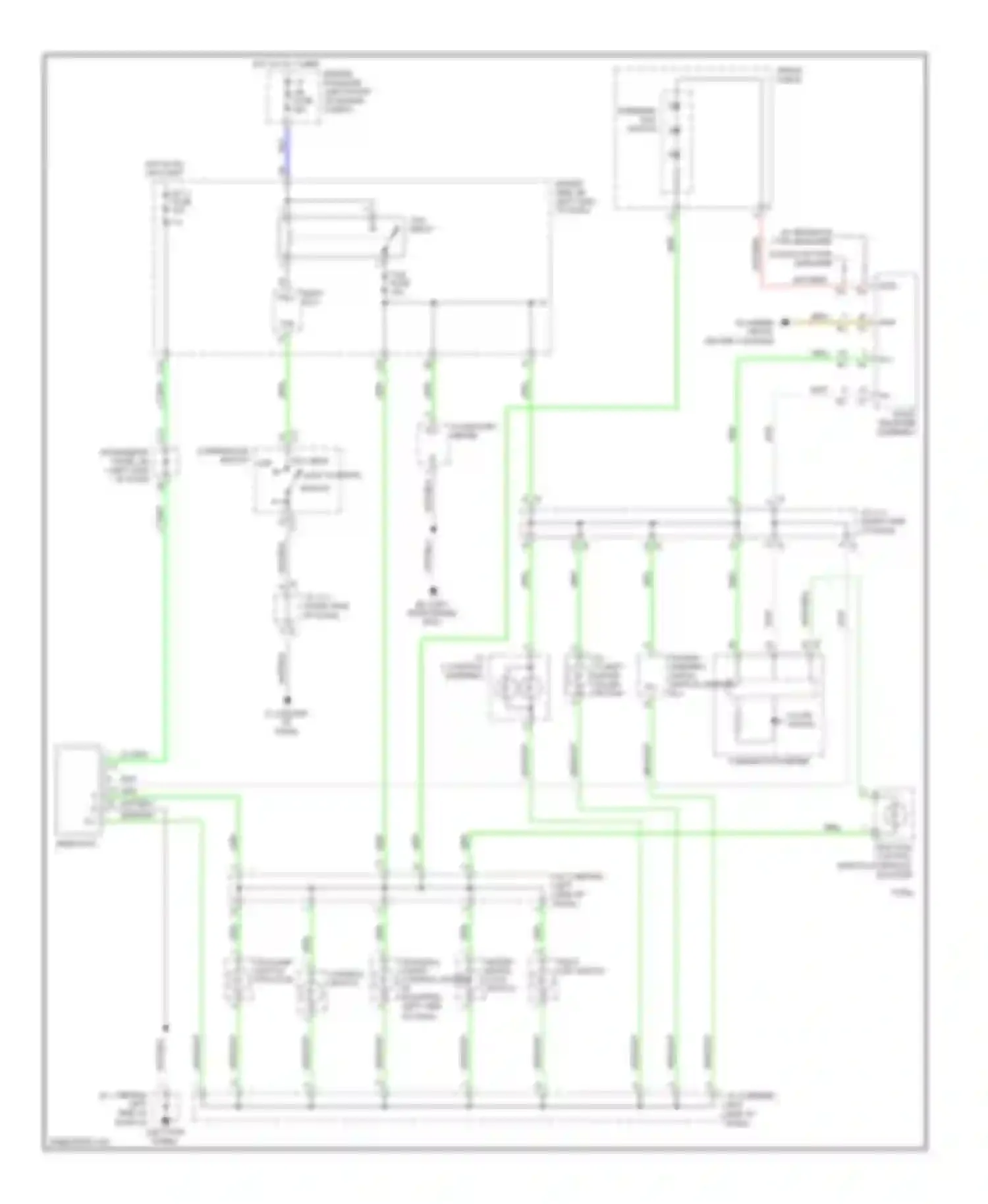 Tacoma Toyota II (2004-2011): Instrument illumination circuit