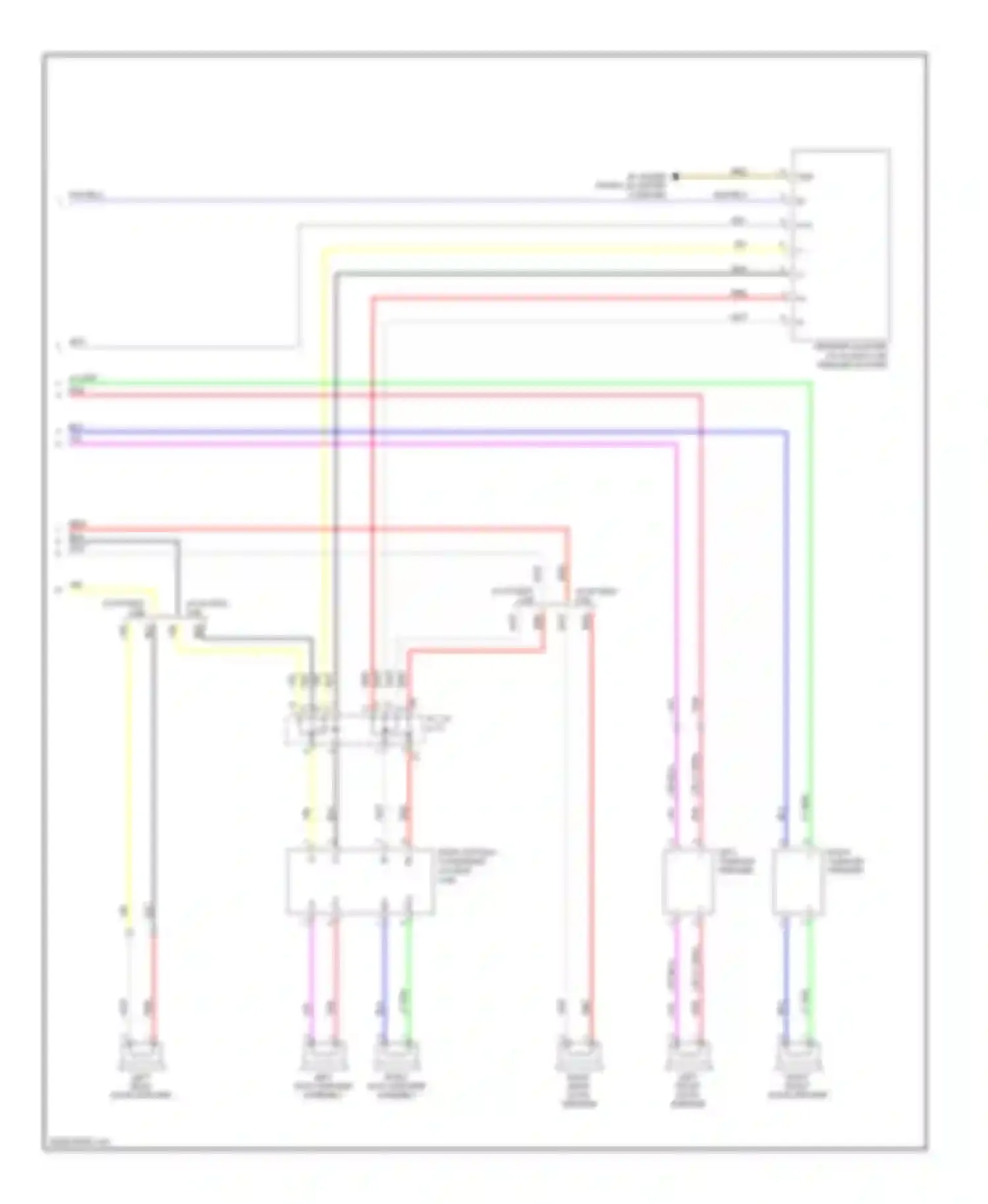 Tacoma Toyota II (2004-2011): Radio circuit, with built-in amplifier (2 of 2)