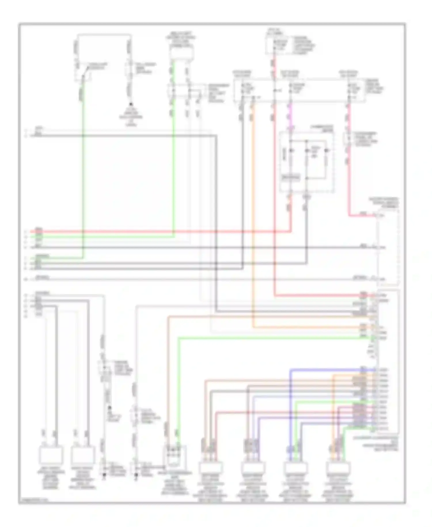 Tacoma Toyota II (2004-2011): Supplemental restraints circuit, separate seats (2 of 2)