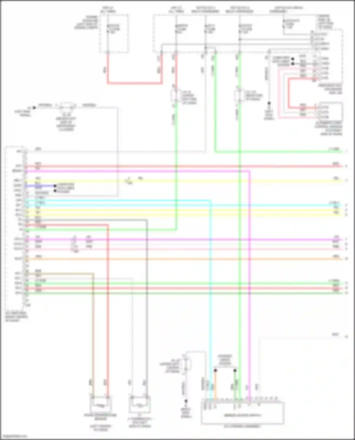 Tacoma Toyota III (2015-2023): Automatic a/c circuit (1 of 3)