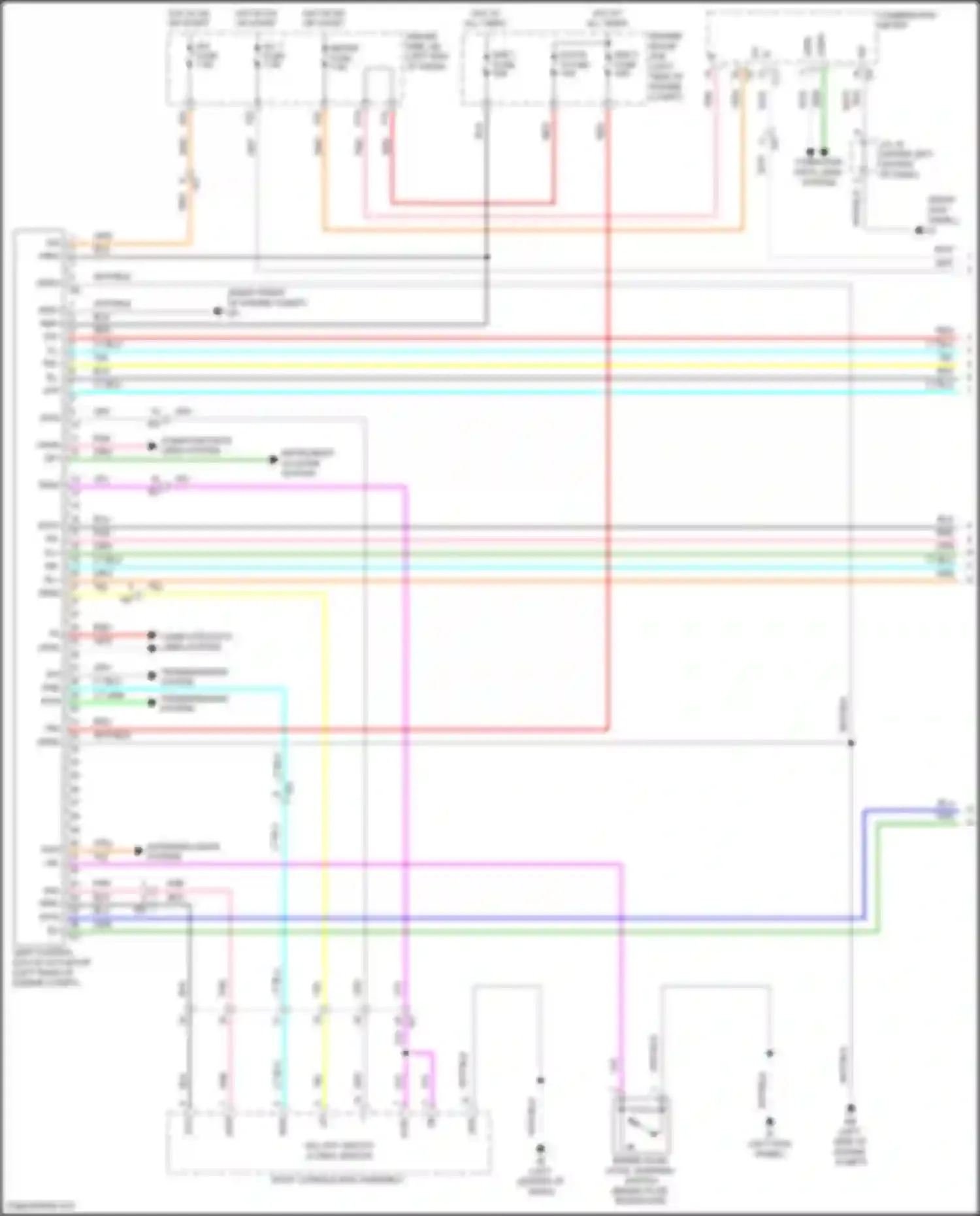 Tacoma Toyota III (2015-2023): Anti-lock brakes circuit, hydraulic booster type (1 of 2)