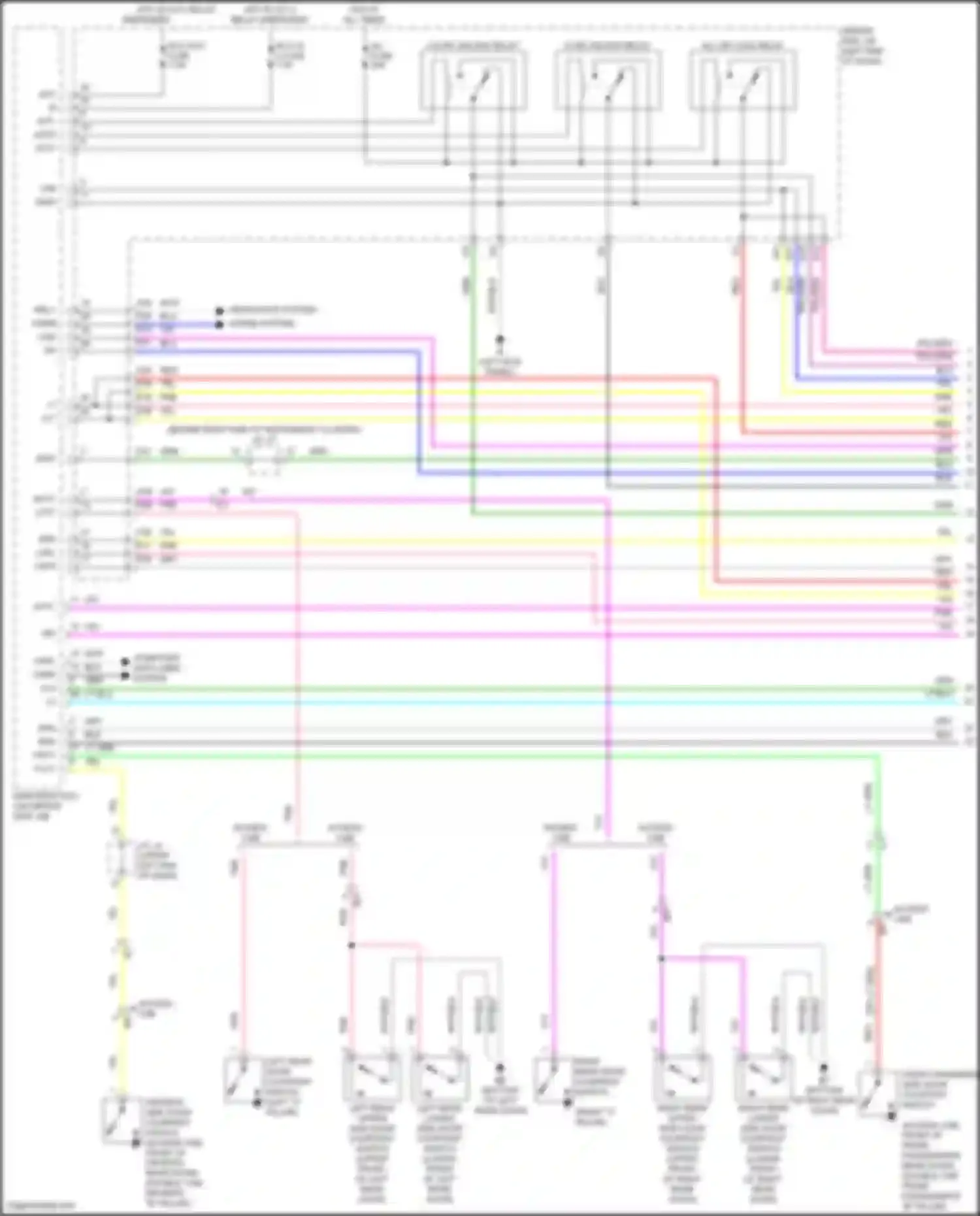 Tacoma Toyota III (2015-2023): Forced entry circuit, w/o smart key system (1 of 3)