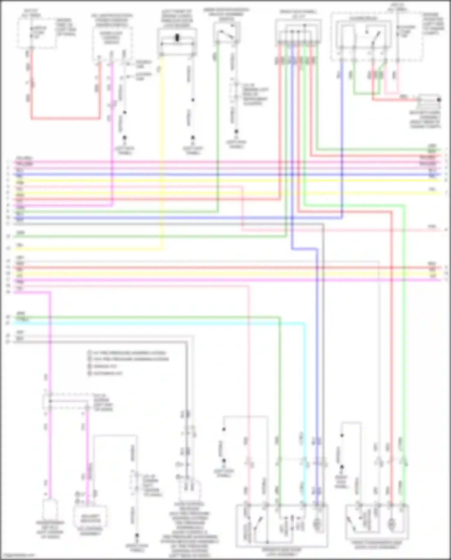 Tacoma Toyota III (2015-2023): Forced entry circuit, w/o smart key system (2 of 3)