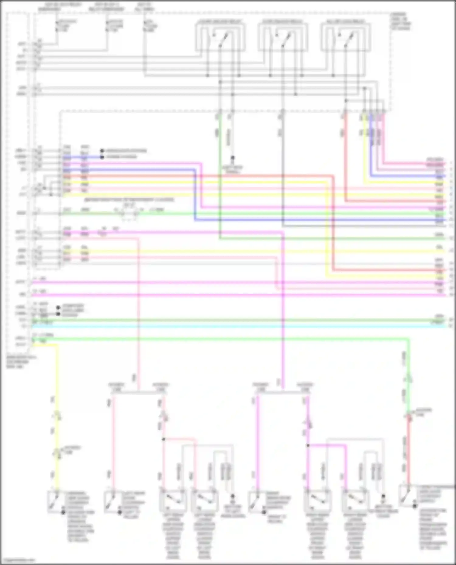 Tacoma Toyota III (2015-2023): Forced entry circuit, w/ smart key system (1 of 4)