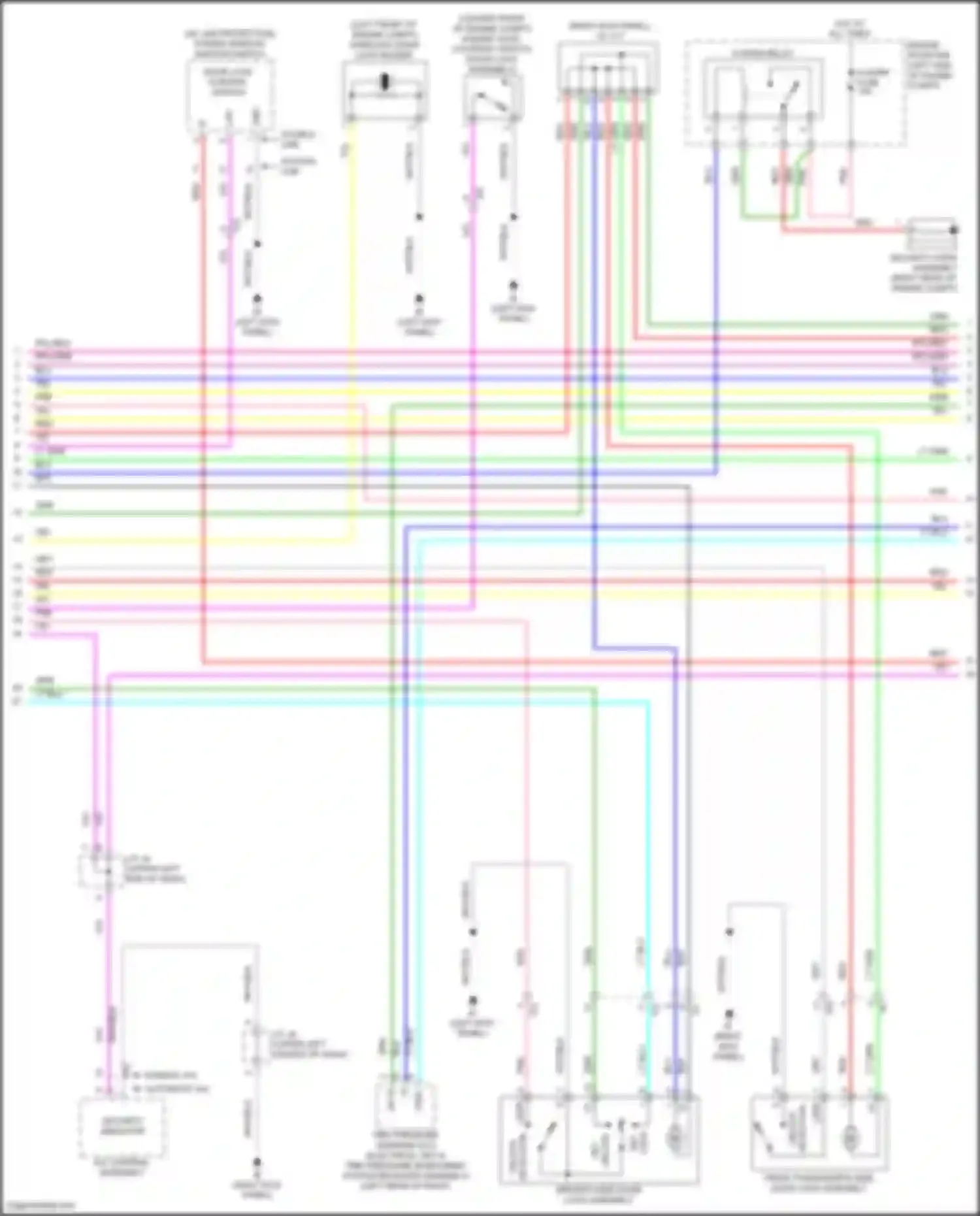 Tacoma Toyota III (2015-2023): Forced entry circuit, w/ smart key system (2 of 4)