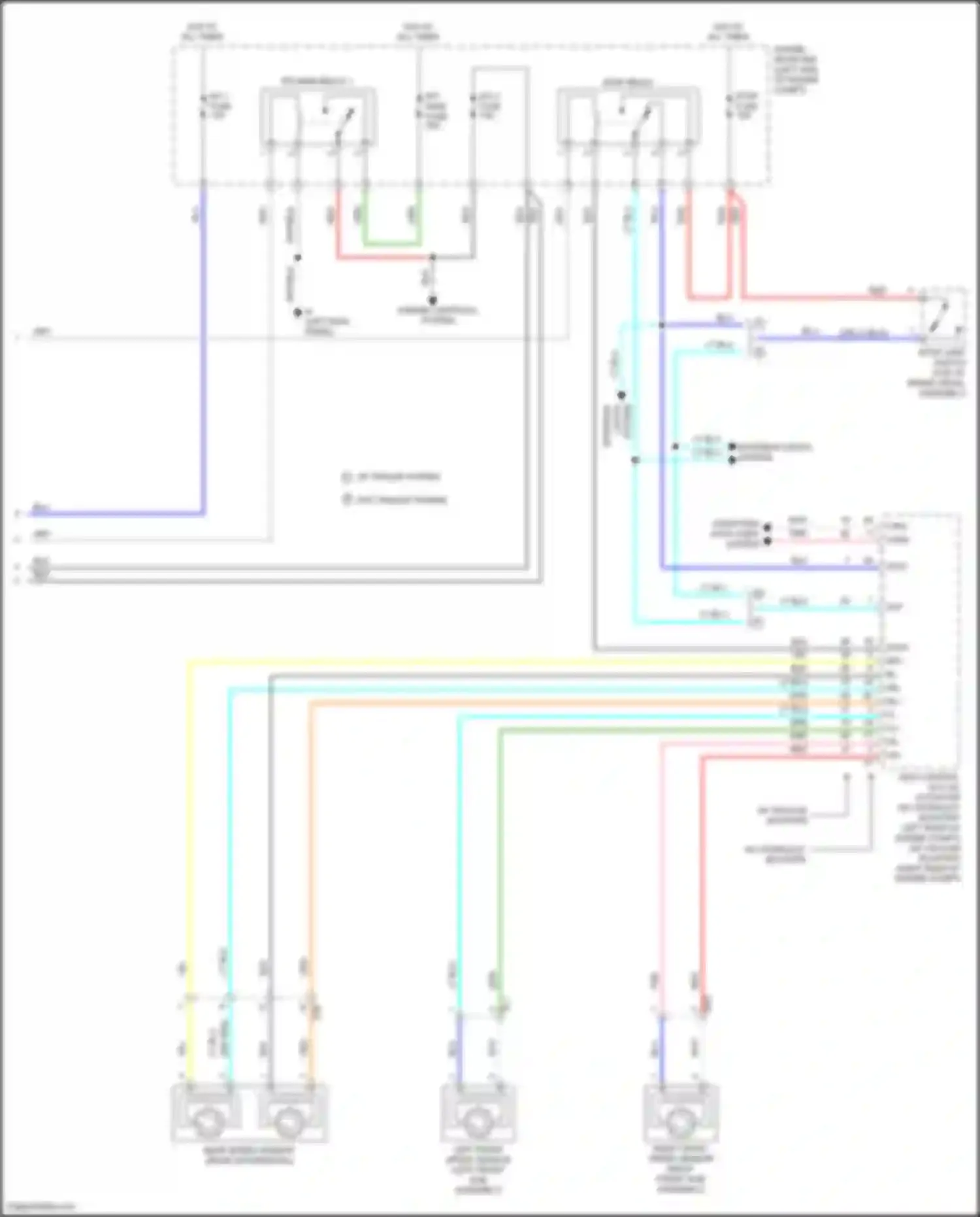 Tacoma Toyota III (2015-2023): Cruise control circuit (2 of 2)