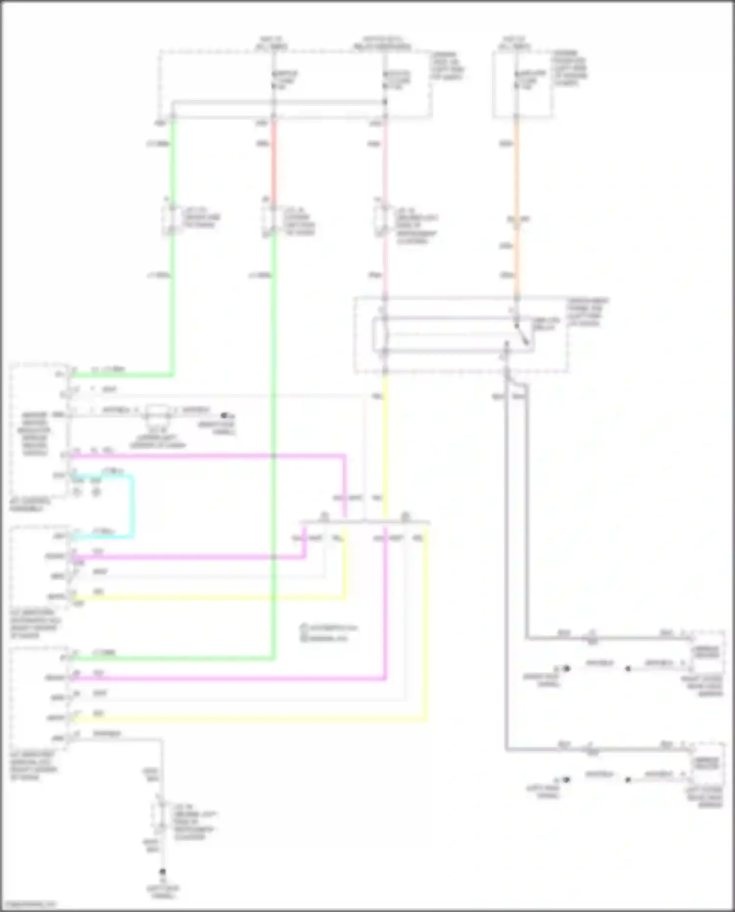 Tacoma Toyota III (2015-2023): Defoggers circuit