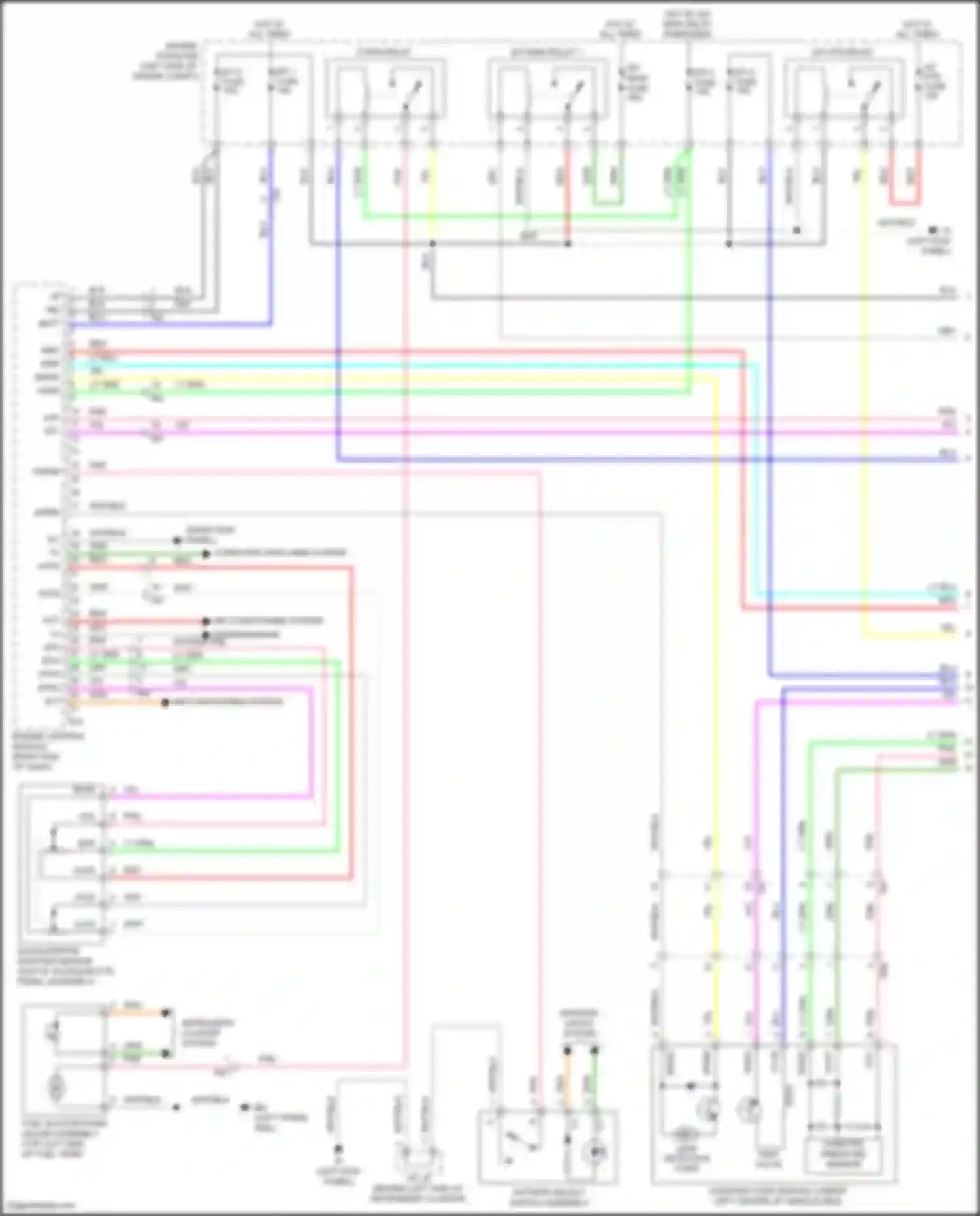 Tacoma Toyota III (2015-2023): Wiring diagram engine performance 2.7l (1 of 7)