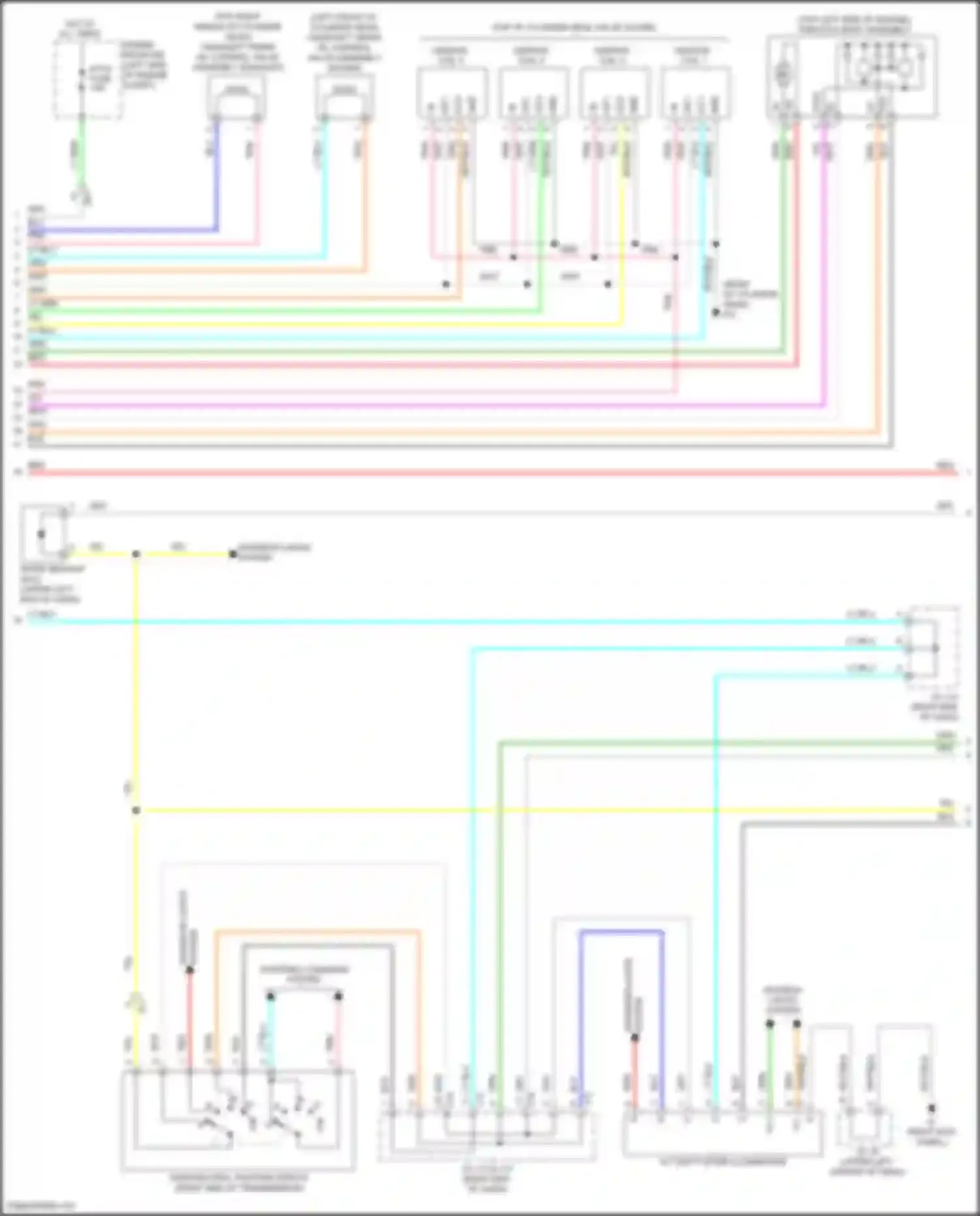 Tacoma Toyota III (2015-2023): Wiring diagram engine performance 2.7l (6 of 7)