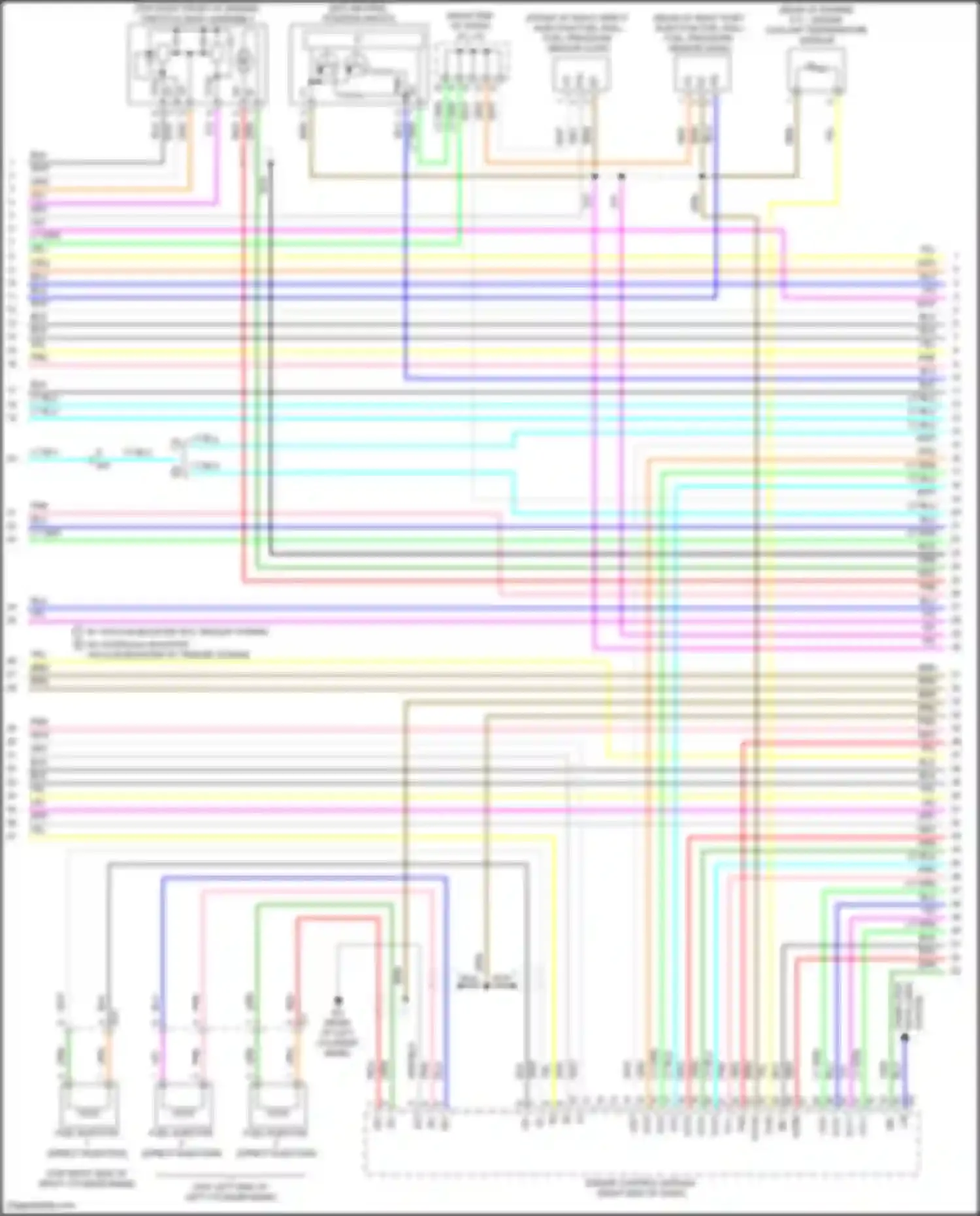 Tacoma Toyota III (2015-2023): Wiring diagram engine performance 3.5l (3 of 8)