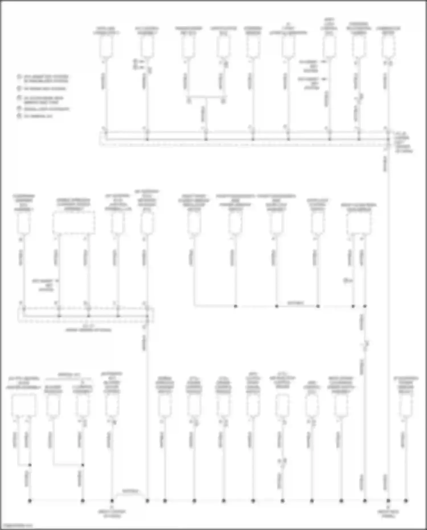 Tacoma Toyota III (2015-2023): Ground distribution circuit (1 of 6)
