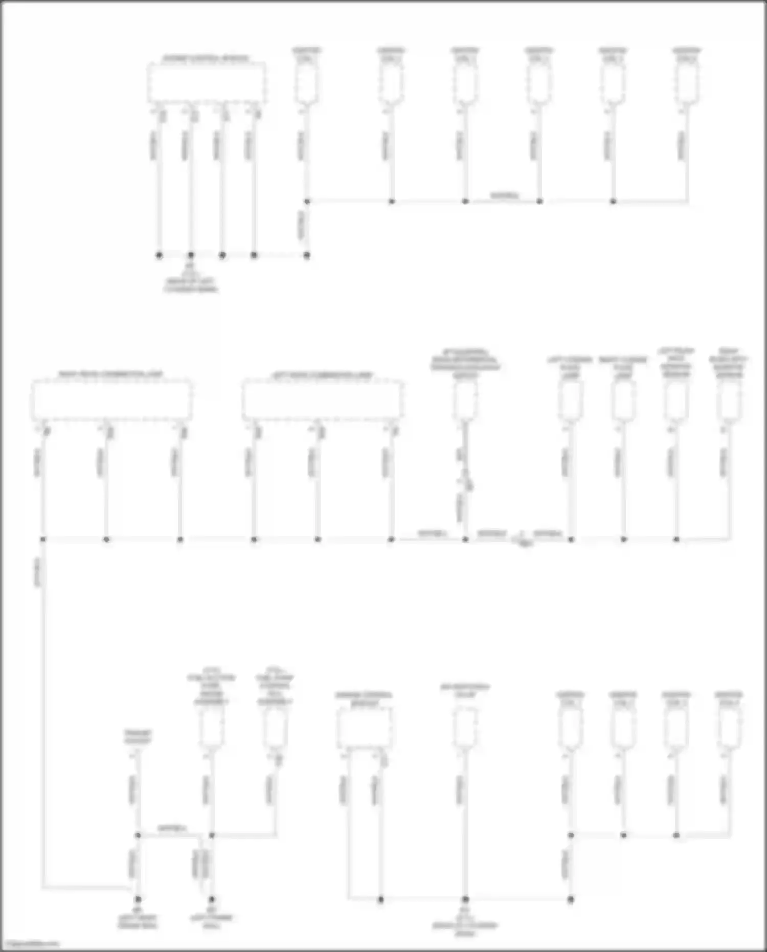 Tacoma Toyota III (2015-2023): Ground distribution circuit (3 of 6)