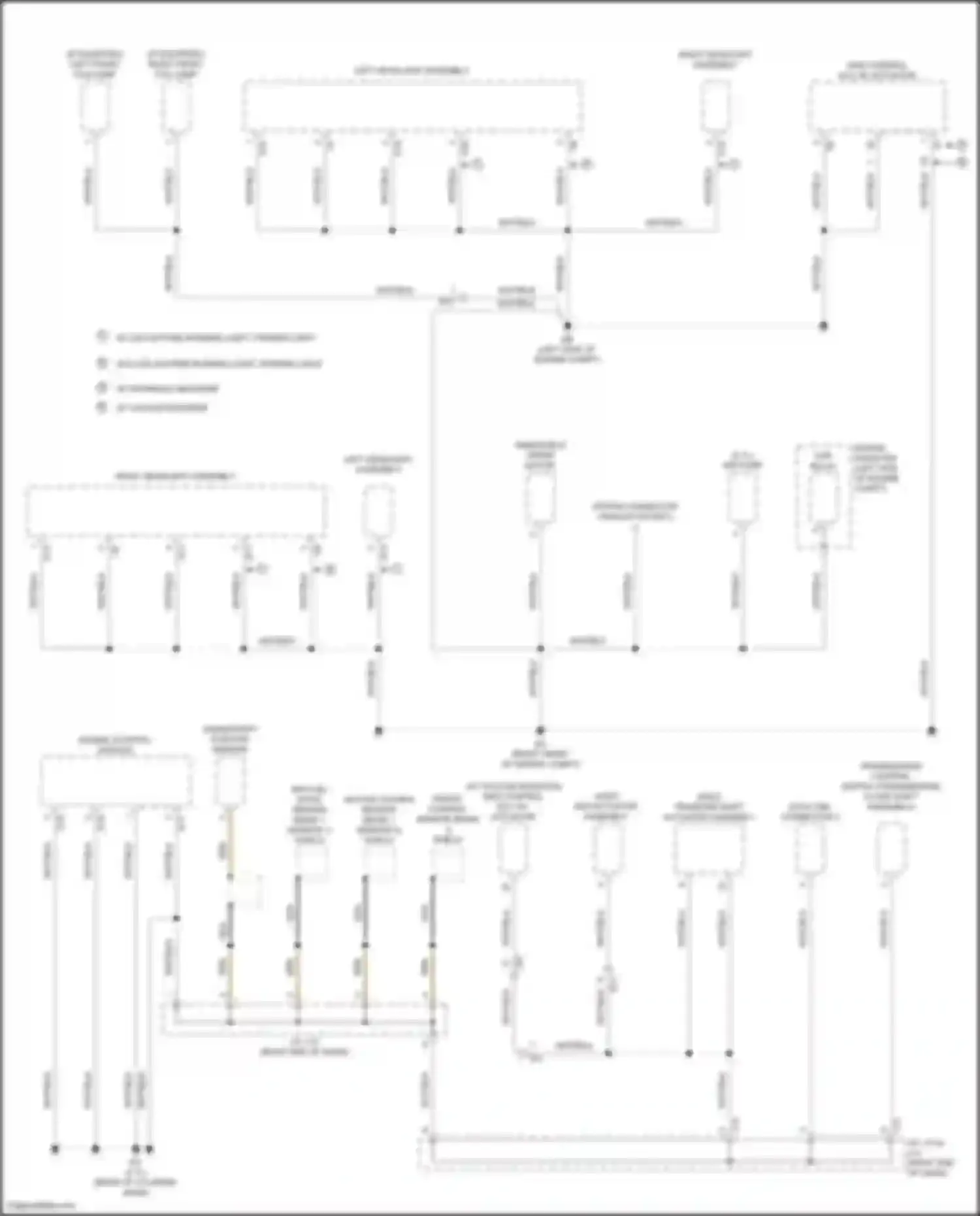 Tacoma Toyota III (2015-2023): Ground distribution circuit (4 of 6)