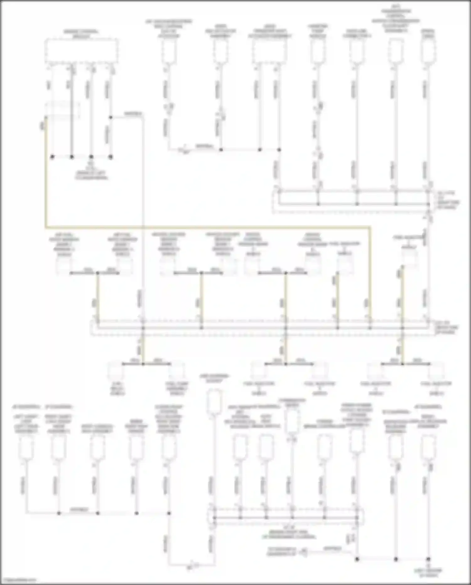 Tacoma Toyota III (2015-2023): Ground distribution circuit (5 of 6)