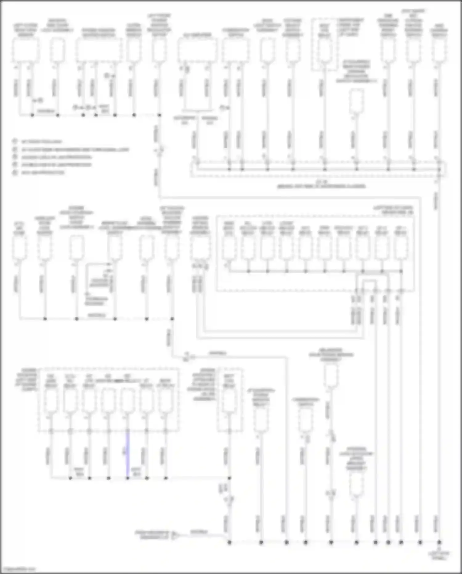Tacoma Toyota III (2015-2023): Ground distribution circuit (6 of 6)