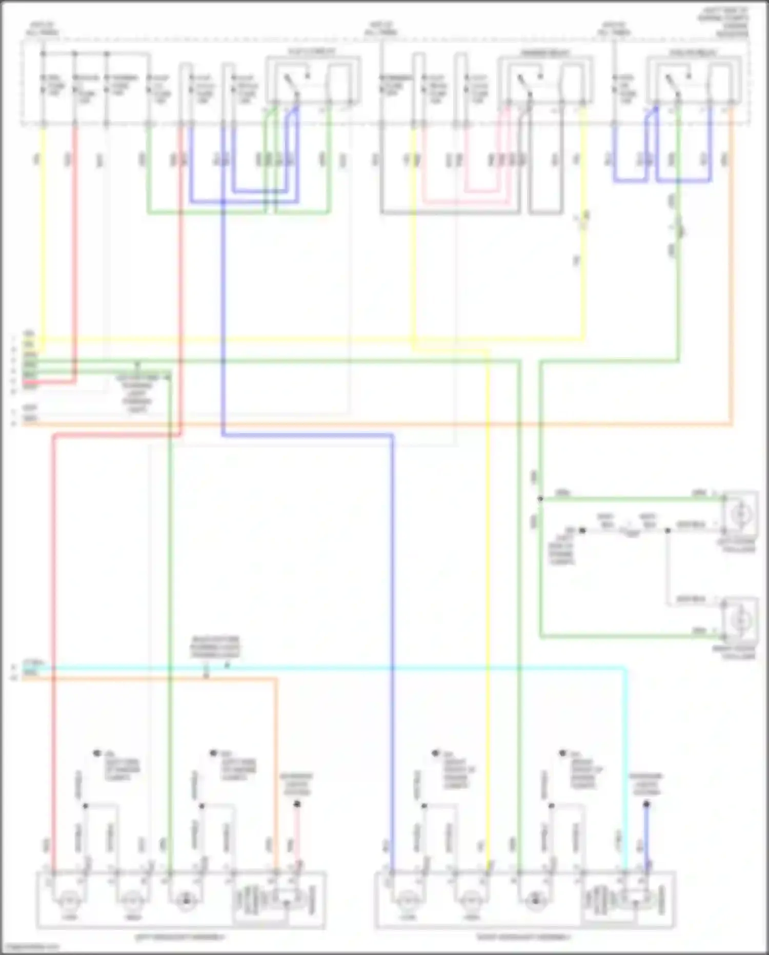 Tacoma Toyota III (2015-2023): Headlights circuit (2 of 2)