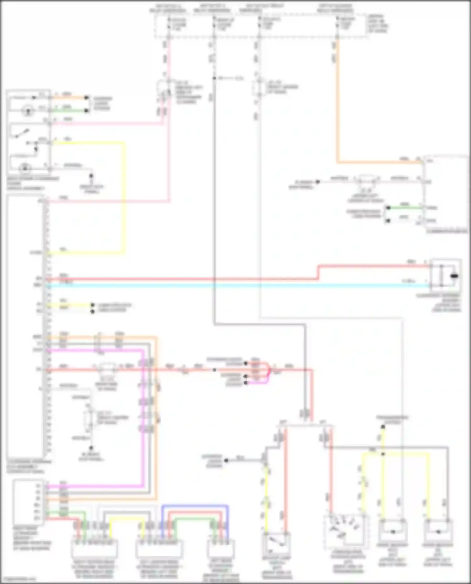 Tacoma Toyota III (2015-2023): Parking assistant circuit