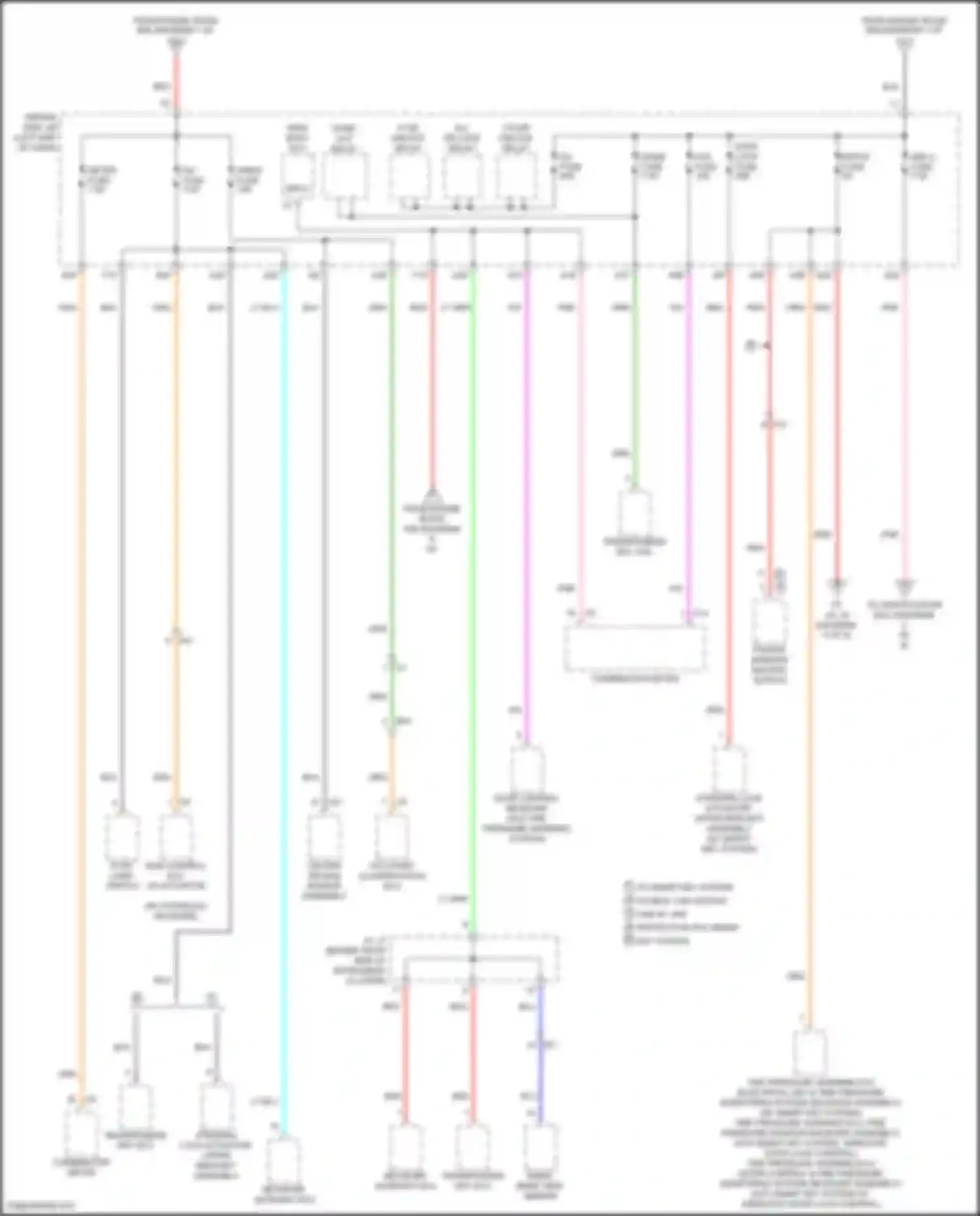 Tacoma Toyota III (2015-2023): Power distribution circuit (2 of 8)
