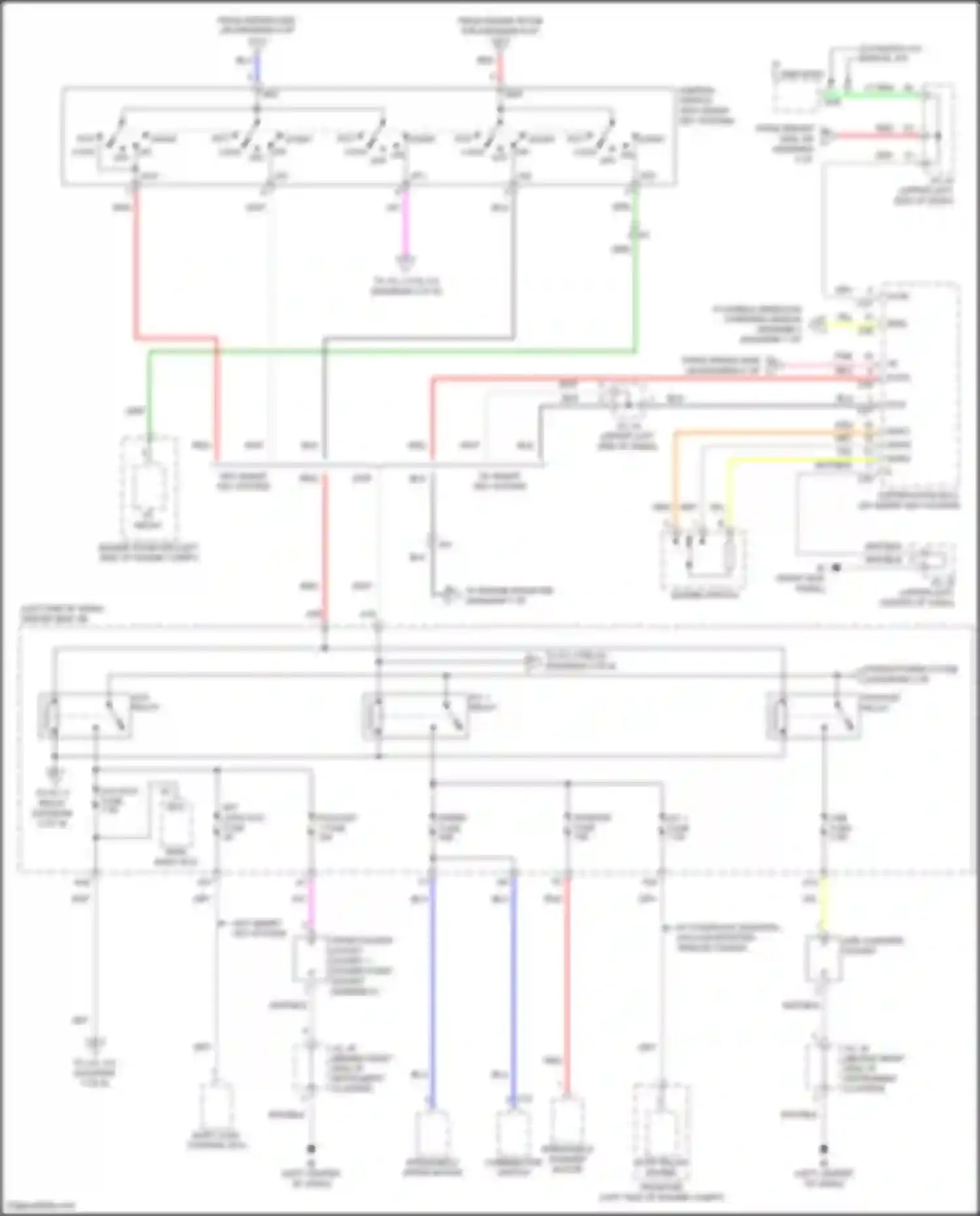 Tacoma Toyota III (2015-2023): Power distribution circuit (3 of 8)