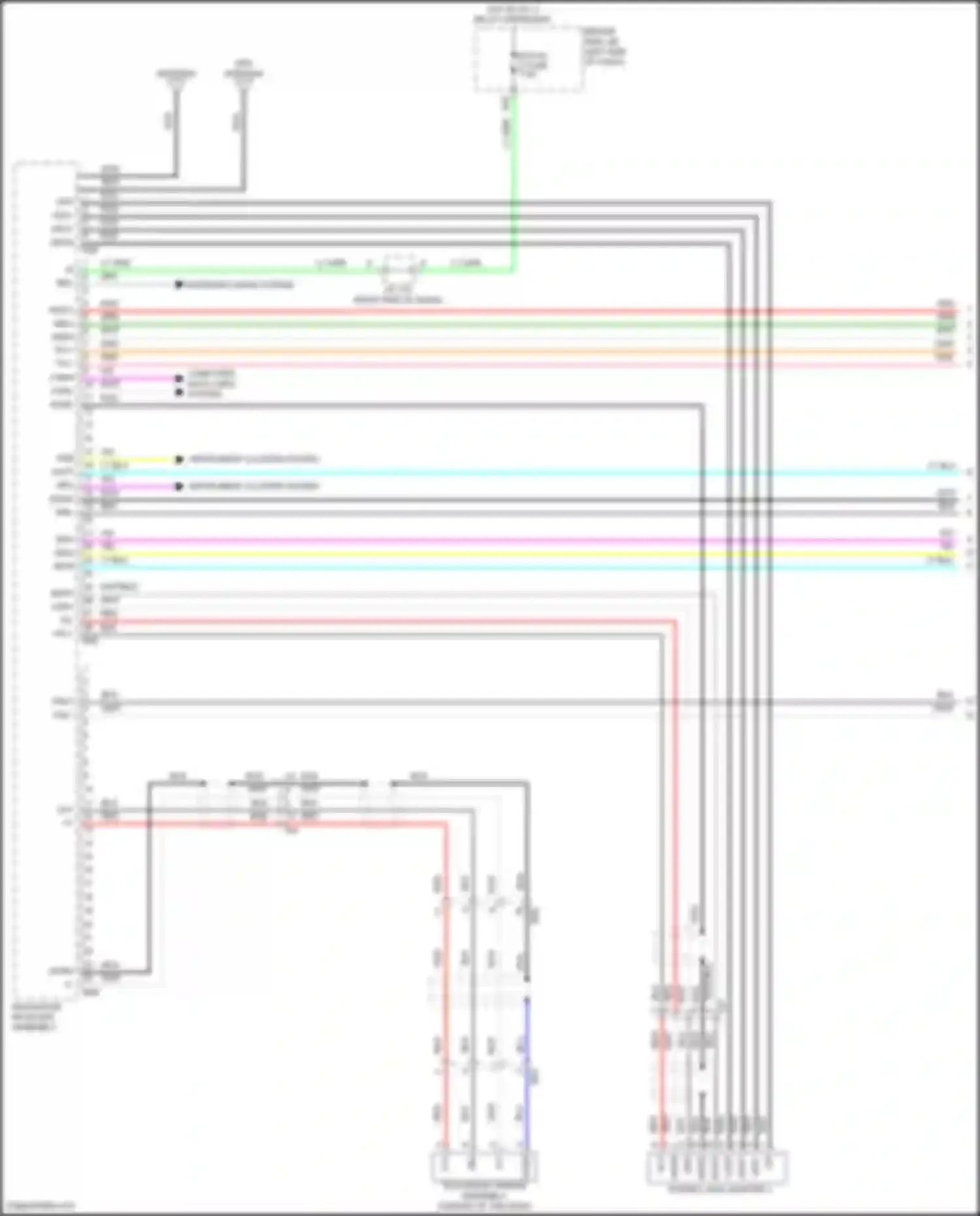 Tacoma Toyota III (2015-2023): Radio circuit, w/ separate amplifier (1 of 3)