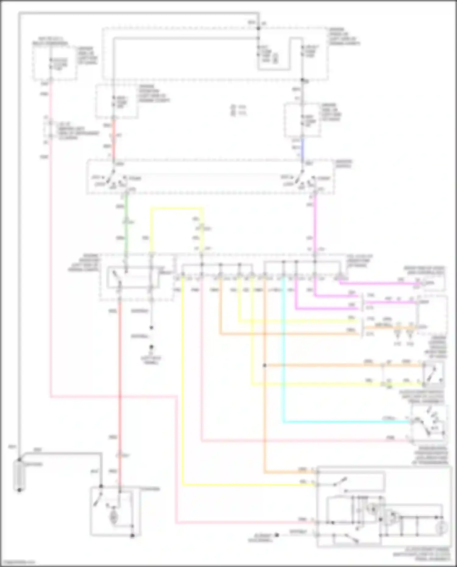 Tacoma Toyota III (2015-2023): Starting circuit, w/o smart key system
