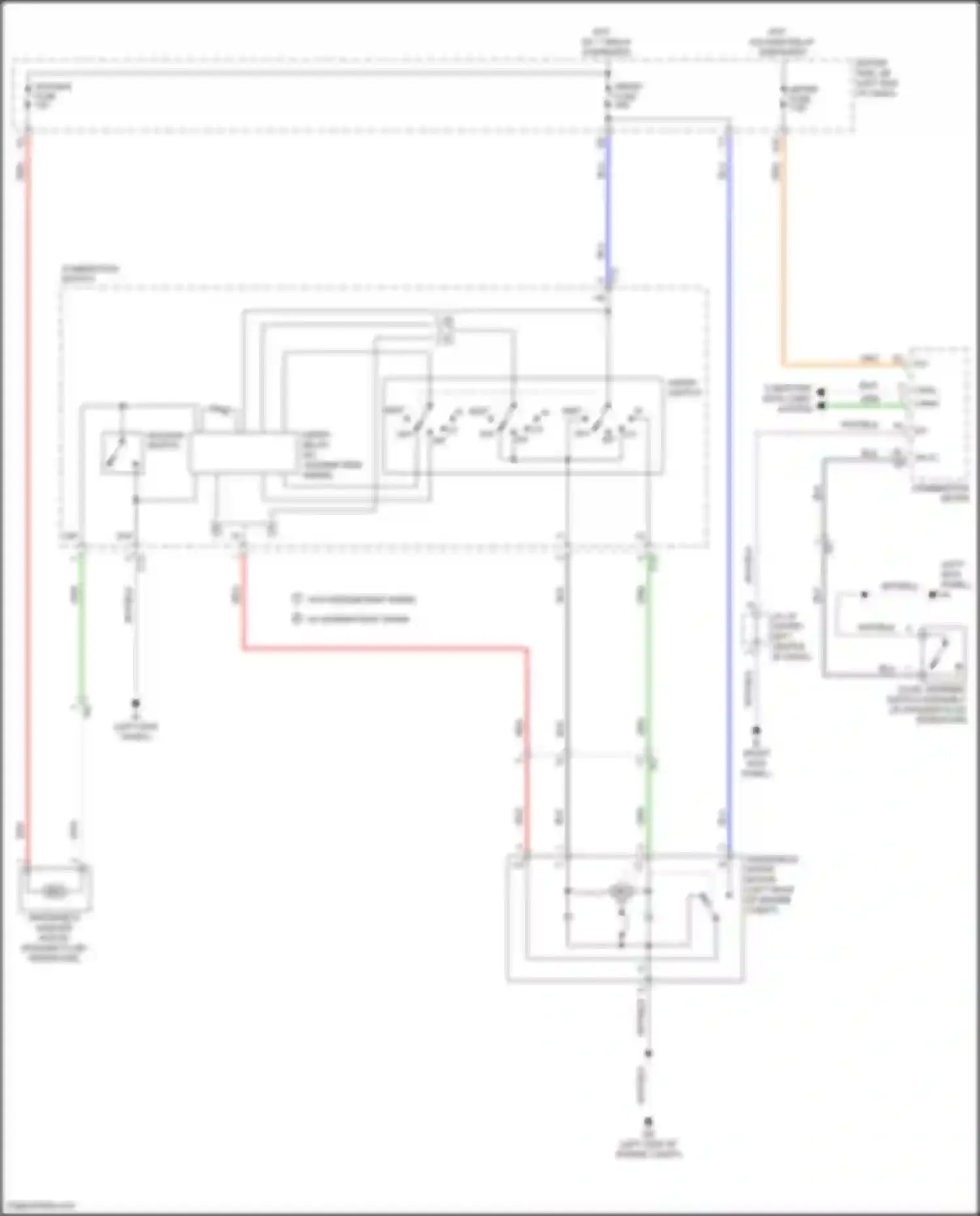 Tacoma Toyota III (2015-2023): Wiper/washer circuit