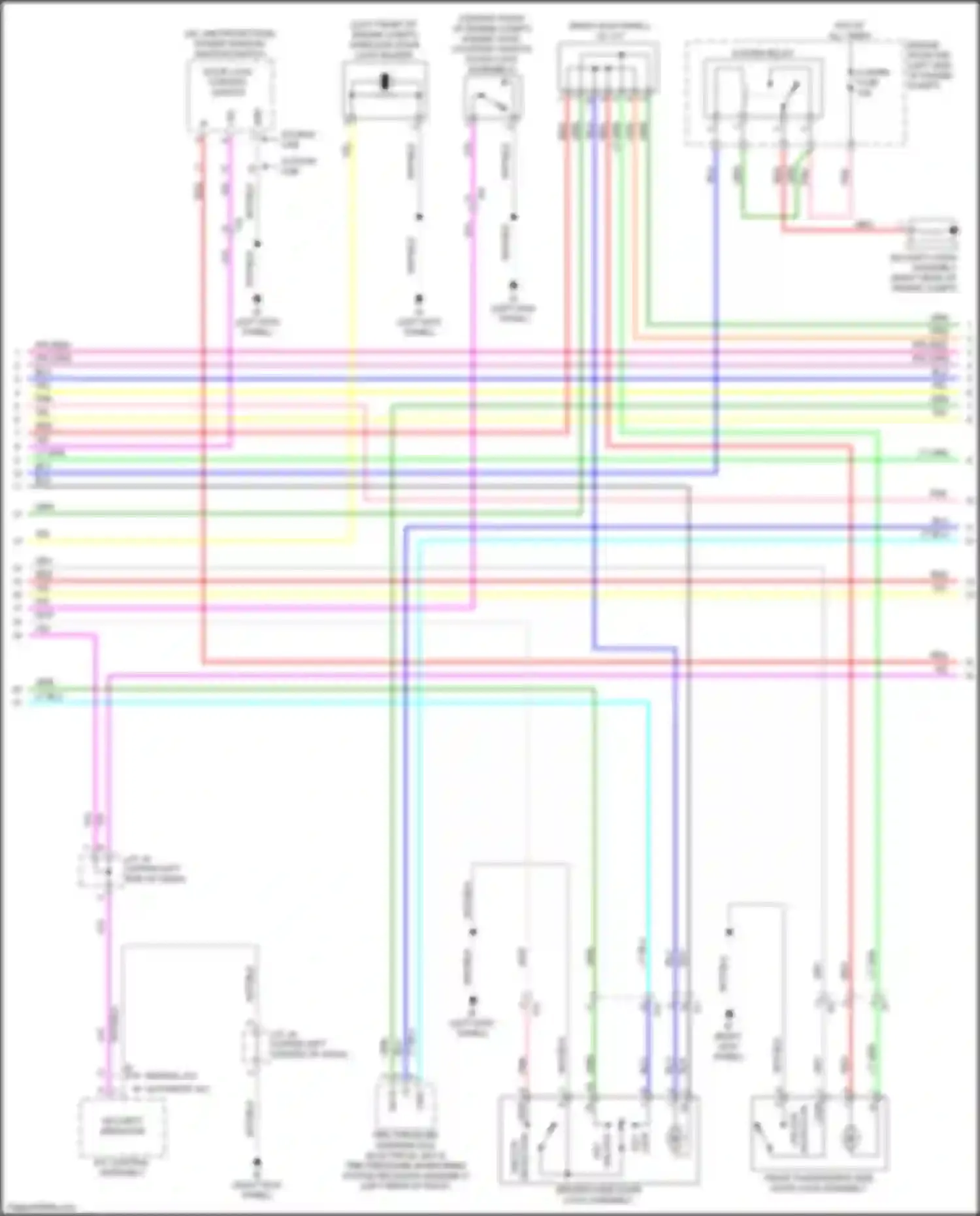 Tacoma Toyota IV (2023-2024): Forced entry circuit, w/ smart key system (2 of 4)