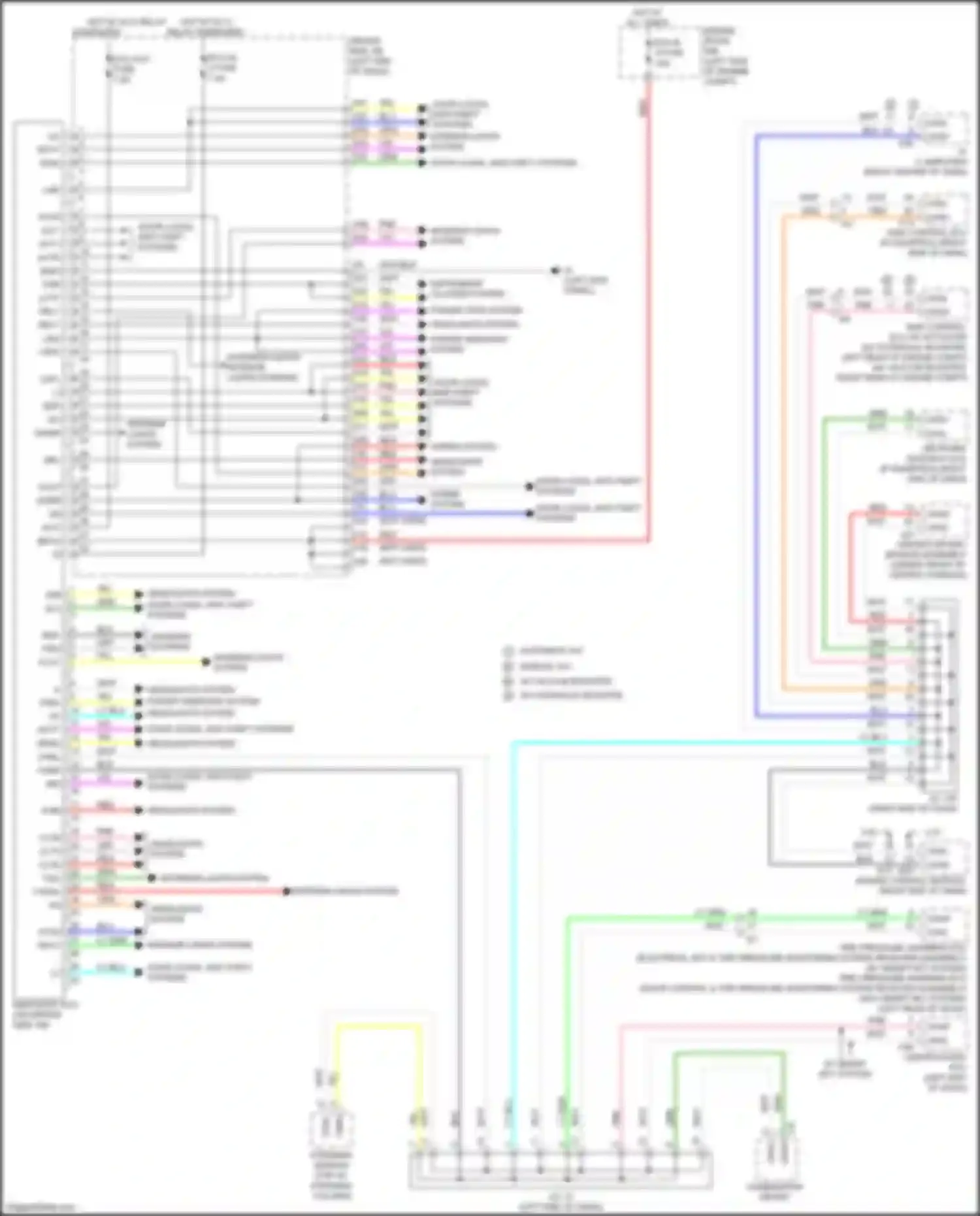Tacoma Toyota IV (2023-2024): Body control modules circuit